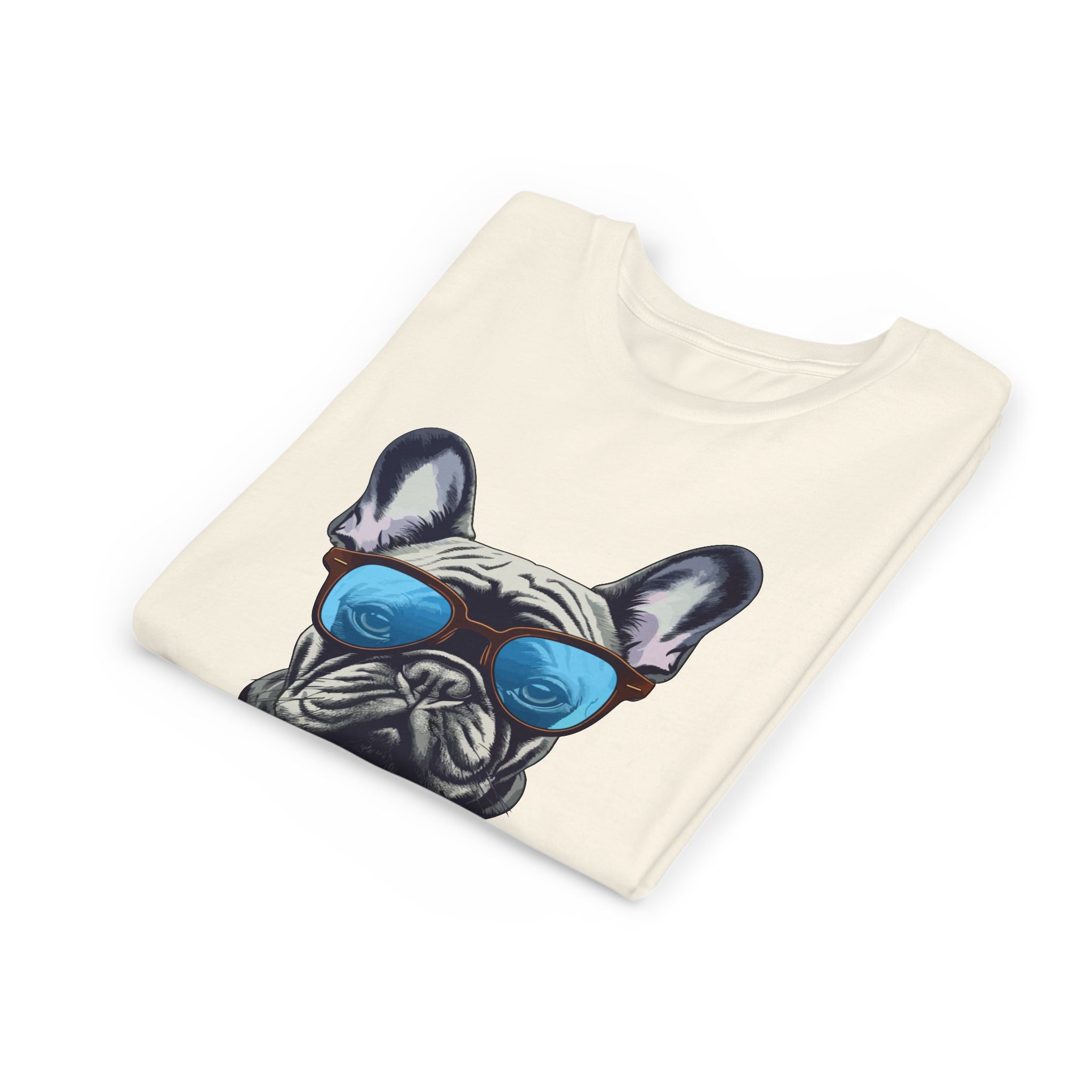 Cool French Bulldog Youth Tee - Fun Gift for Kids, Summer Wear, Pet Lovers, Birthday Present, Casual Style