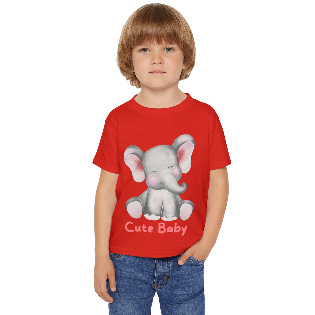 Cute Baby Elephant Toddler T-shirt, Preschool, Baby Shower Gift, Toddler Apparel, Kids Birthday, Cute Animal Clothing