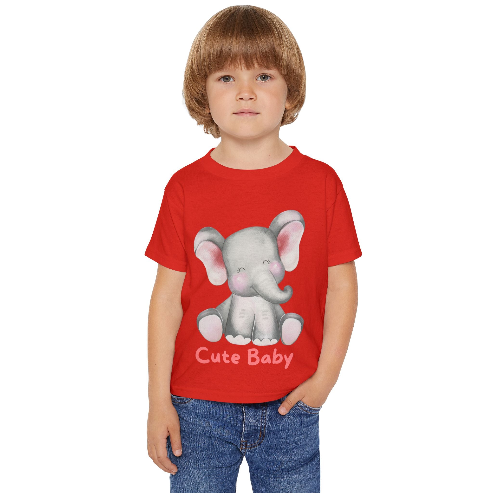 Cute Baby Elephant Toddler T-shirt, Preschool, Baby Shower Gift, Toddler Apparel, Kids Birthday, Cute Animal Clothing