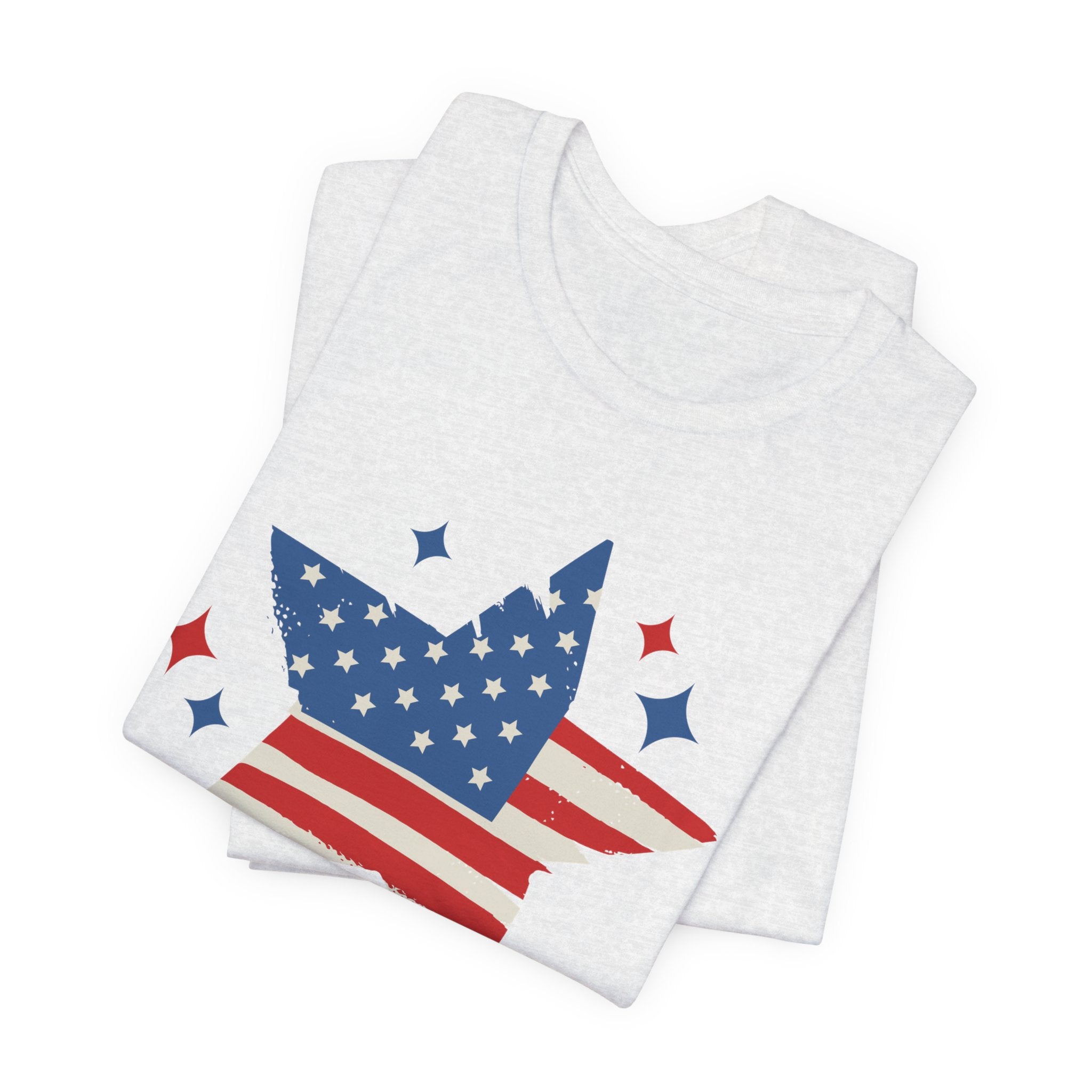Patriotic T-Shirt, Independence Day Tee, American Dream Shirt, 4th of July Outfit, Stars and Stripes Tee Shirt