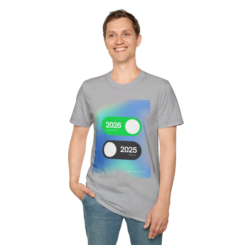 Modern Toggle Year Unisex T-Shirt - Perfect for New Year Celebrations, Trendy Gift Ideas, Casual Wear, Everyday Style