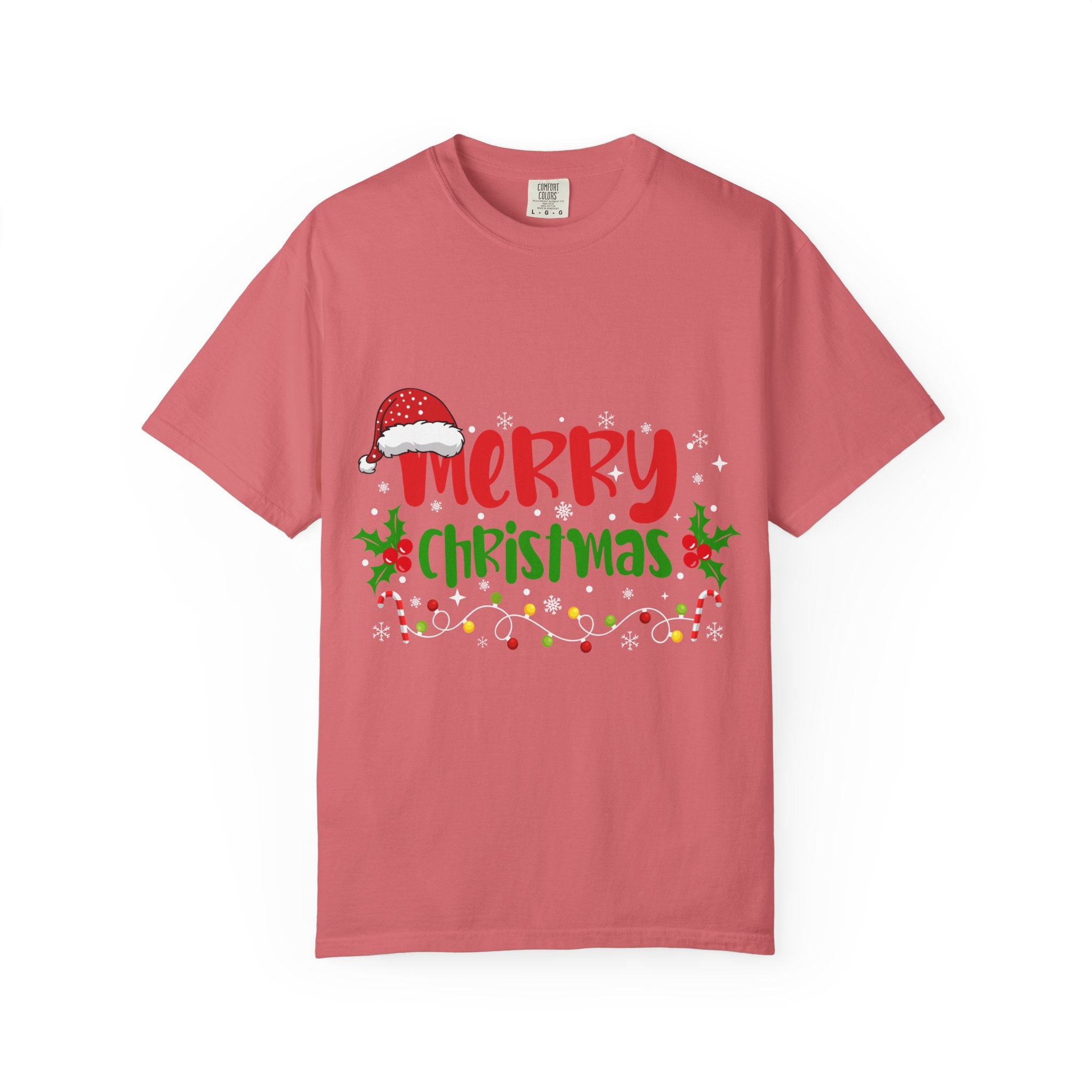 Merry Christmas Tee, Unisex Holiday Shirt, Festive Gift, Casual Christmas Apparel, Seasonal Wear, Perfect for Celebrations