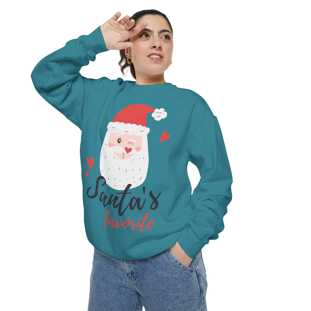 Santa's Favorite Sweatshirt, Holiday Apparel, Gift for Christmas, Unisex Pullover, Festive Sweater, Cozy Sweatshirt