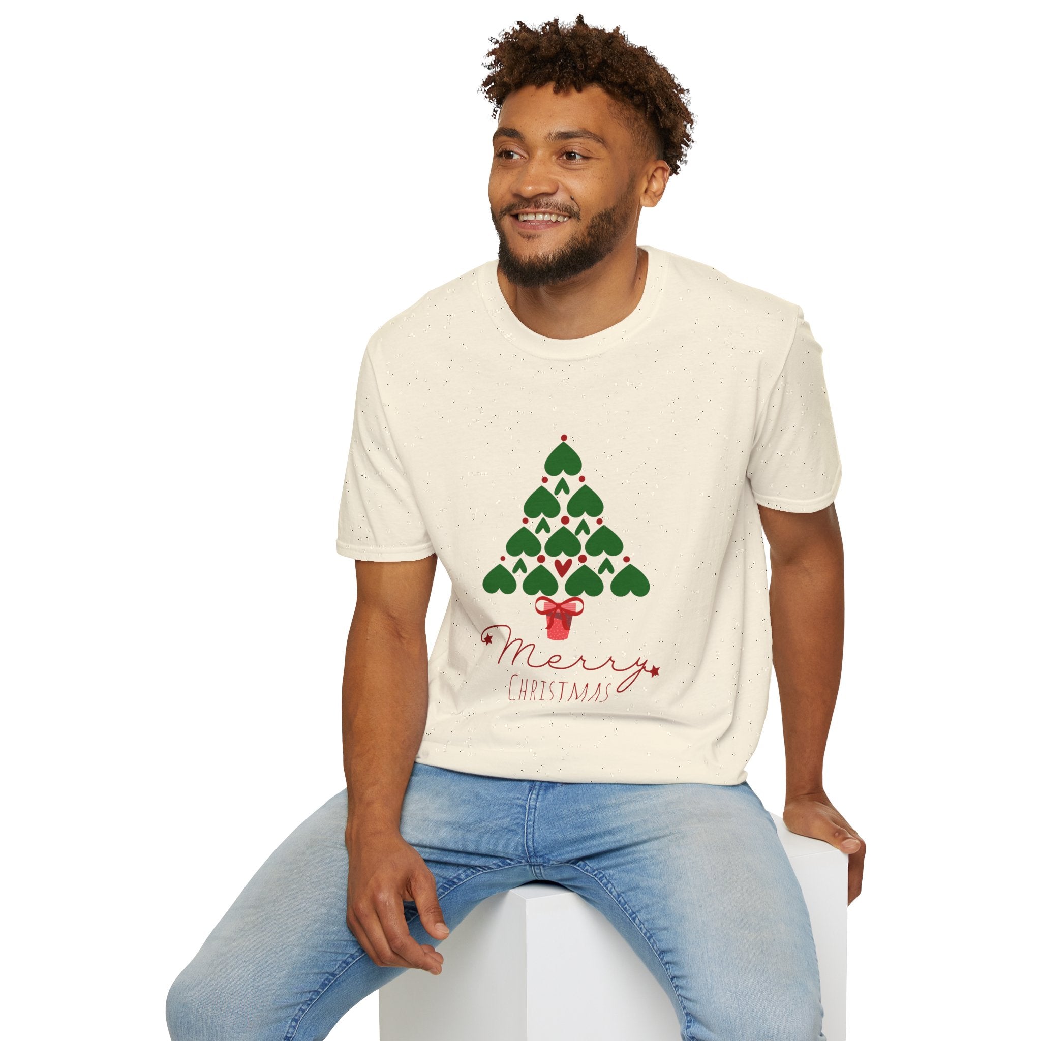 Merry Christmas T-Shirt, Unisex Holiday Tee, Christmas Gift, Casual Wear, Festive Clothing, Seasonal Apparel