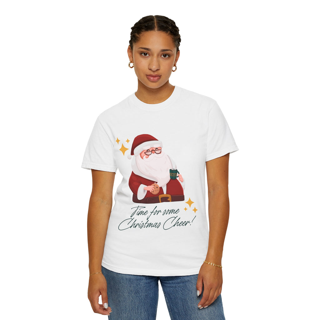 Festive Christmas T-Shirt, Holiday Apparel, Santa Graphic Tee, Unisex Christmas Gift, Seasonal Outfit, Cheerful Holiday Wear