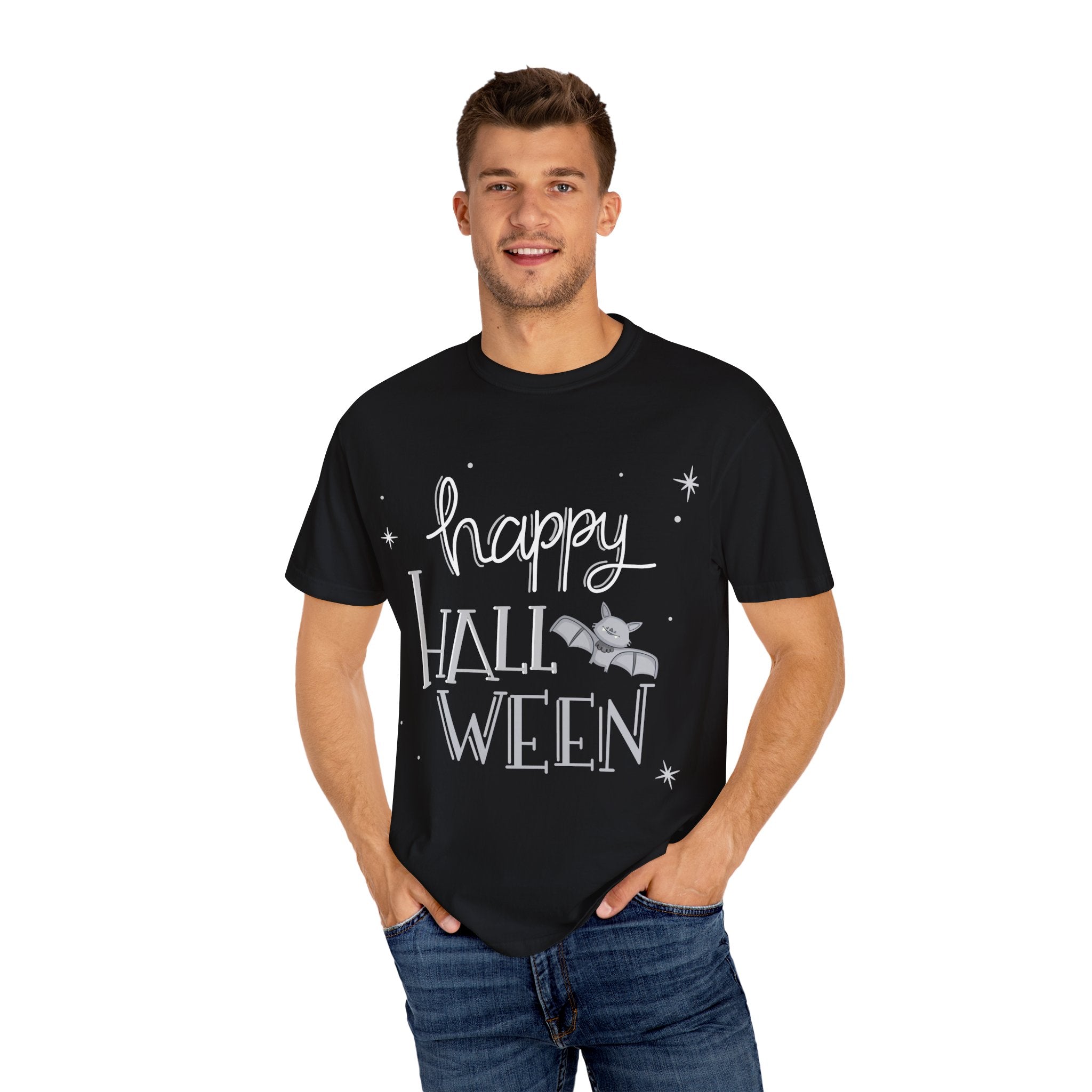 Halloween Unisex T-Shirt - Happy Halloween Tee, Spooky Graphic Shirt, Fall Fashion, Halloween Party Outfit, Trick or Treat Shirt