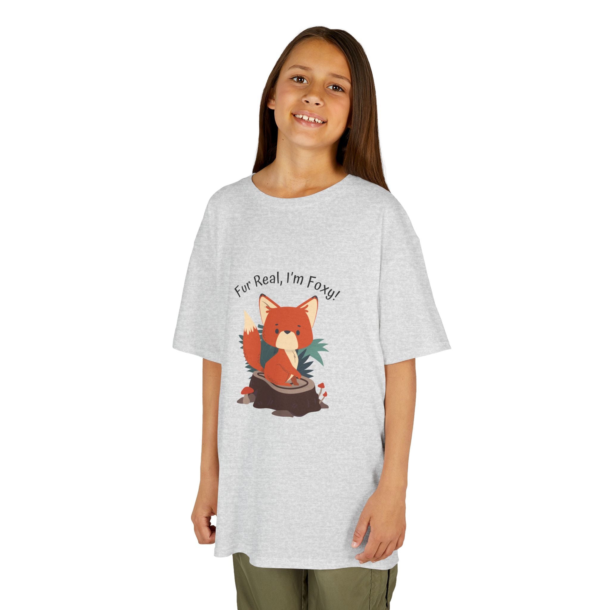 Cute Kids Fox Tee - Funny Animal Shirt for Girls & Boys, Birthday Gift, Holiday Outfit, Everyday Wear, Playdate Style