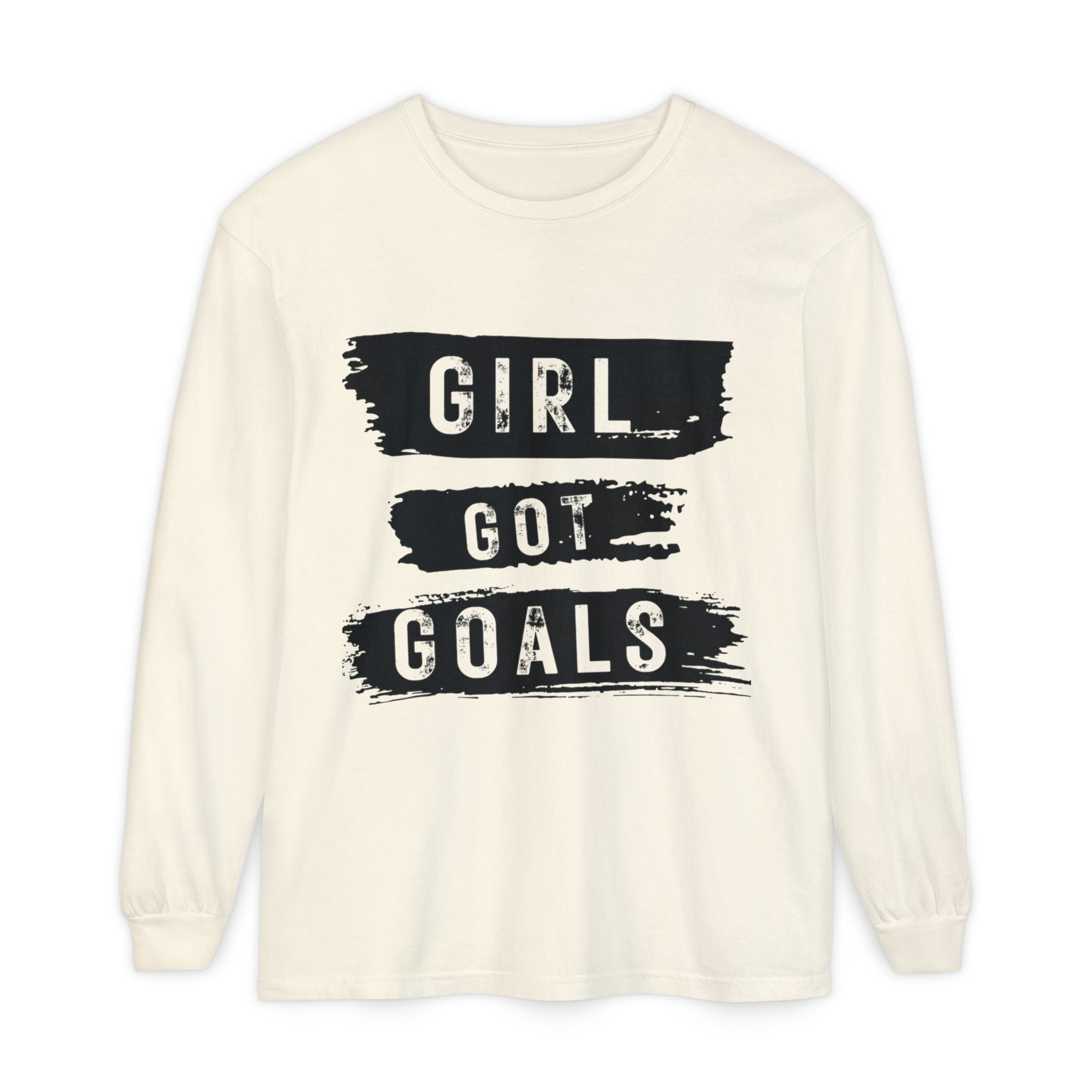 Girl Got Goals Long Sleeve T-Shirt | Motivational Apparel, Unisex Tees, Inspirational Gift, Casual Wear, Trendy Clothing
