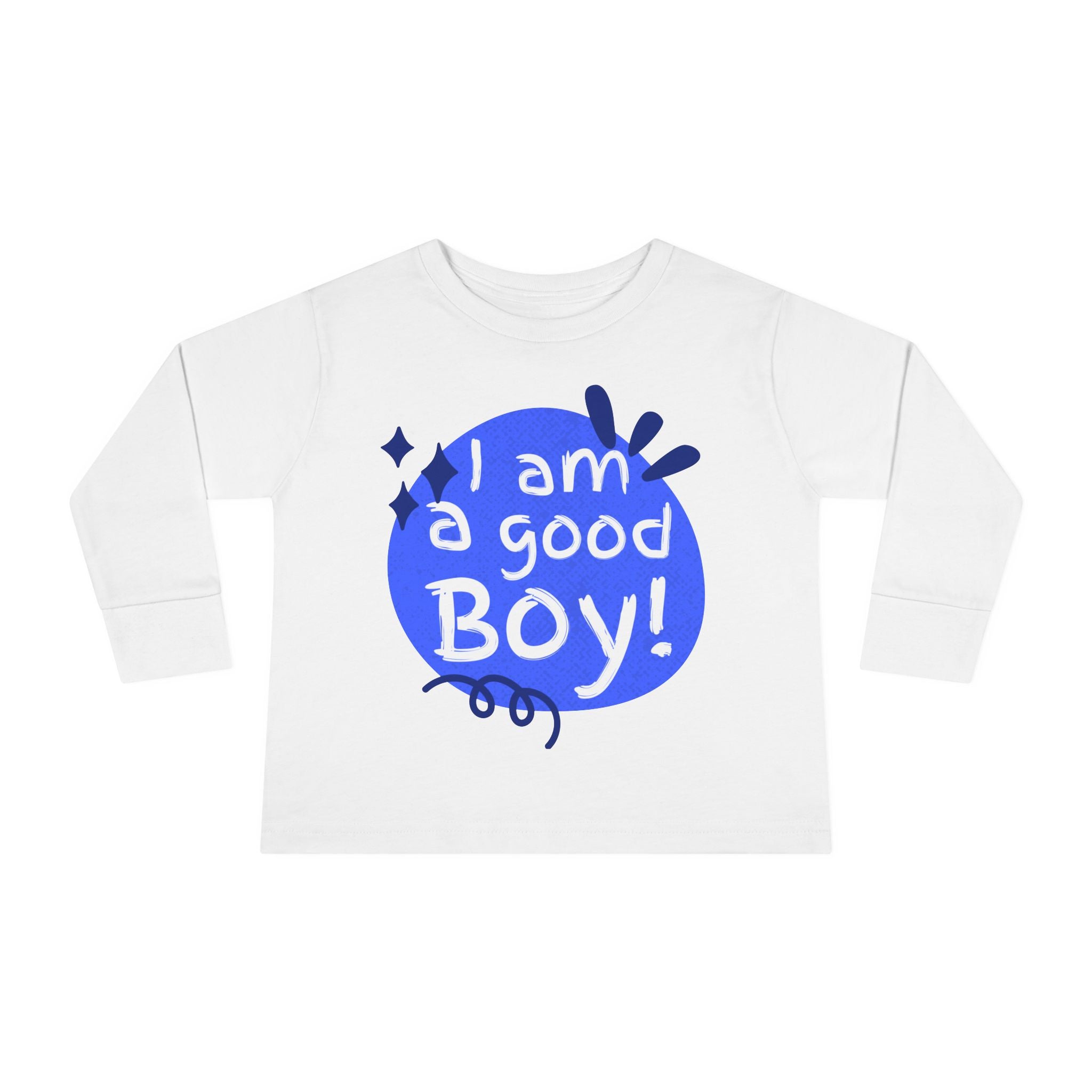 Toddler Long Sleeve Tee | Unisex Kids Shirt | Ring-Spun Cotton | EasyTear Label