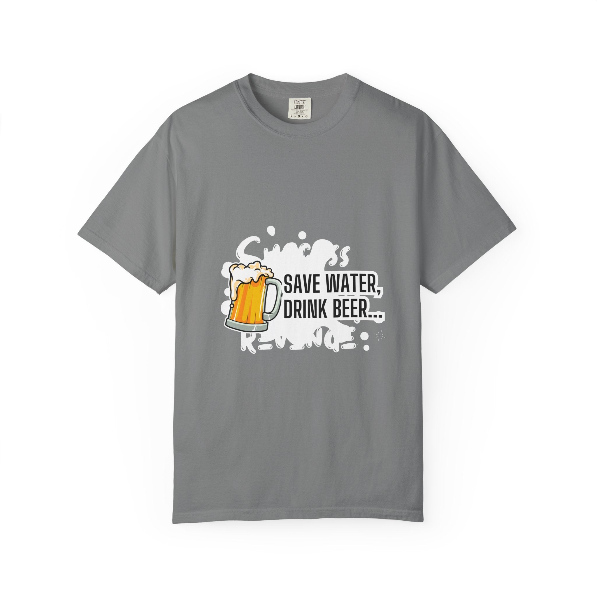 Beer Lovers Unisex T-Shirt, Fun Graphic Tee for Parties, Great Gift for Festivals, Casual Wear for Beer Enthusiasts, Save Water Drink Beer