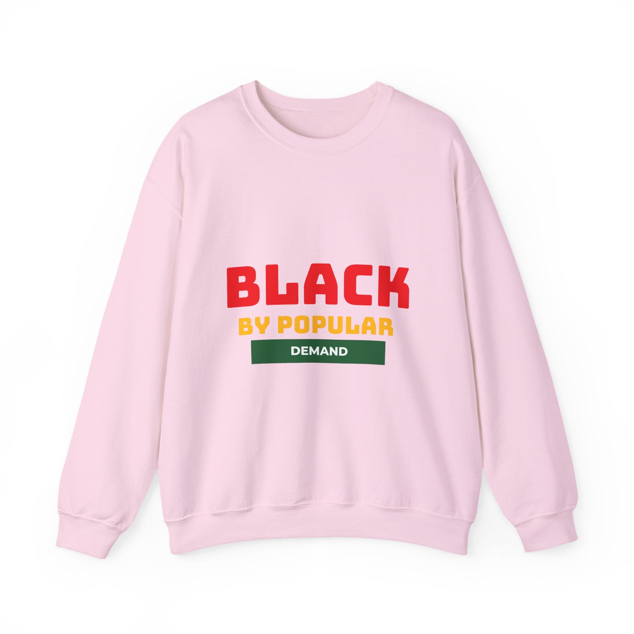 Black Unisex Crewneck Sweatshirt - Popular Demand Streetwear Jumper