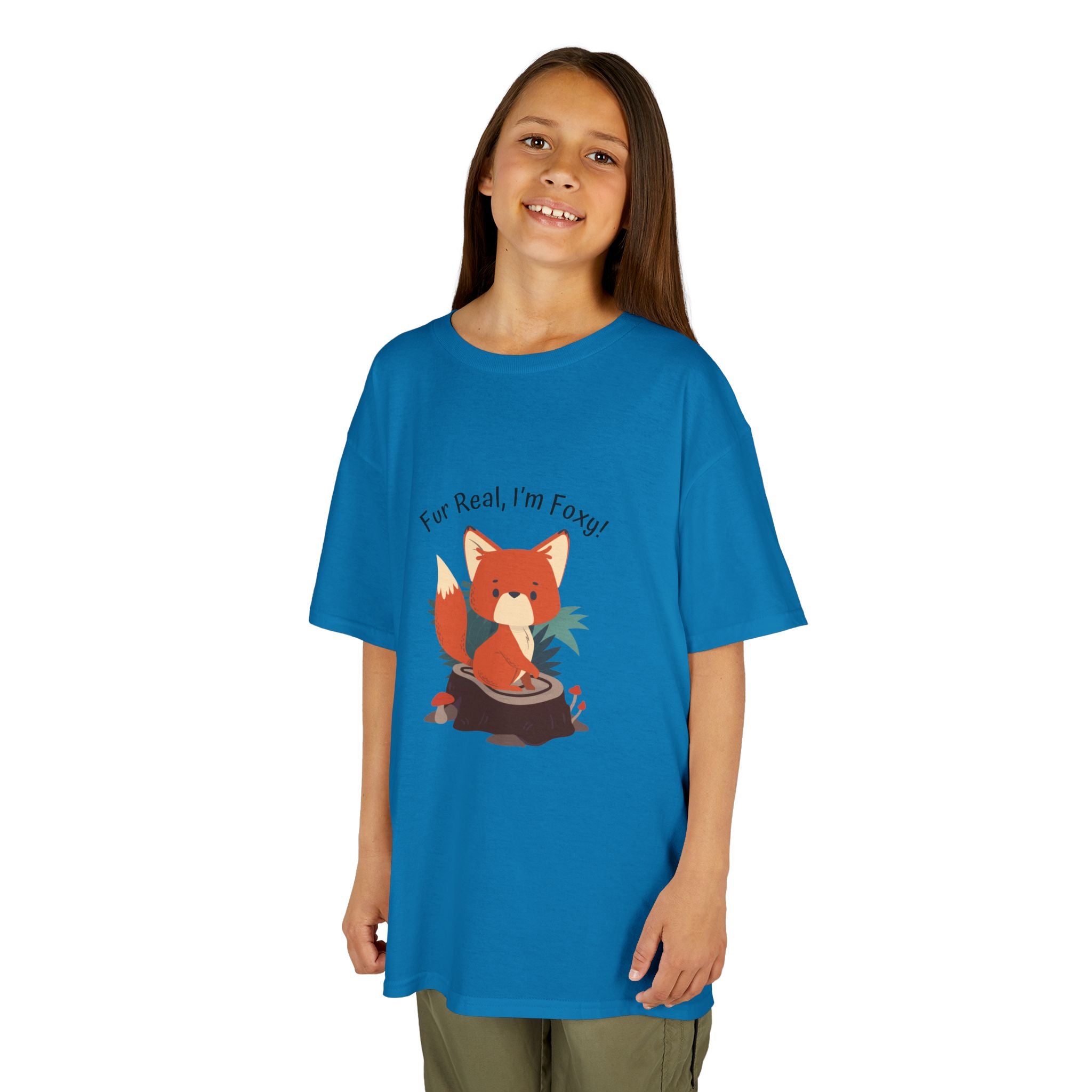 Cute Kids Fox Tee - Funny Animal Shirt for Girls & Boys, Birthday Gift, Holiday Outfit, Everyday Wear, Playdate Style