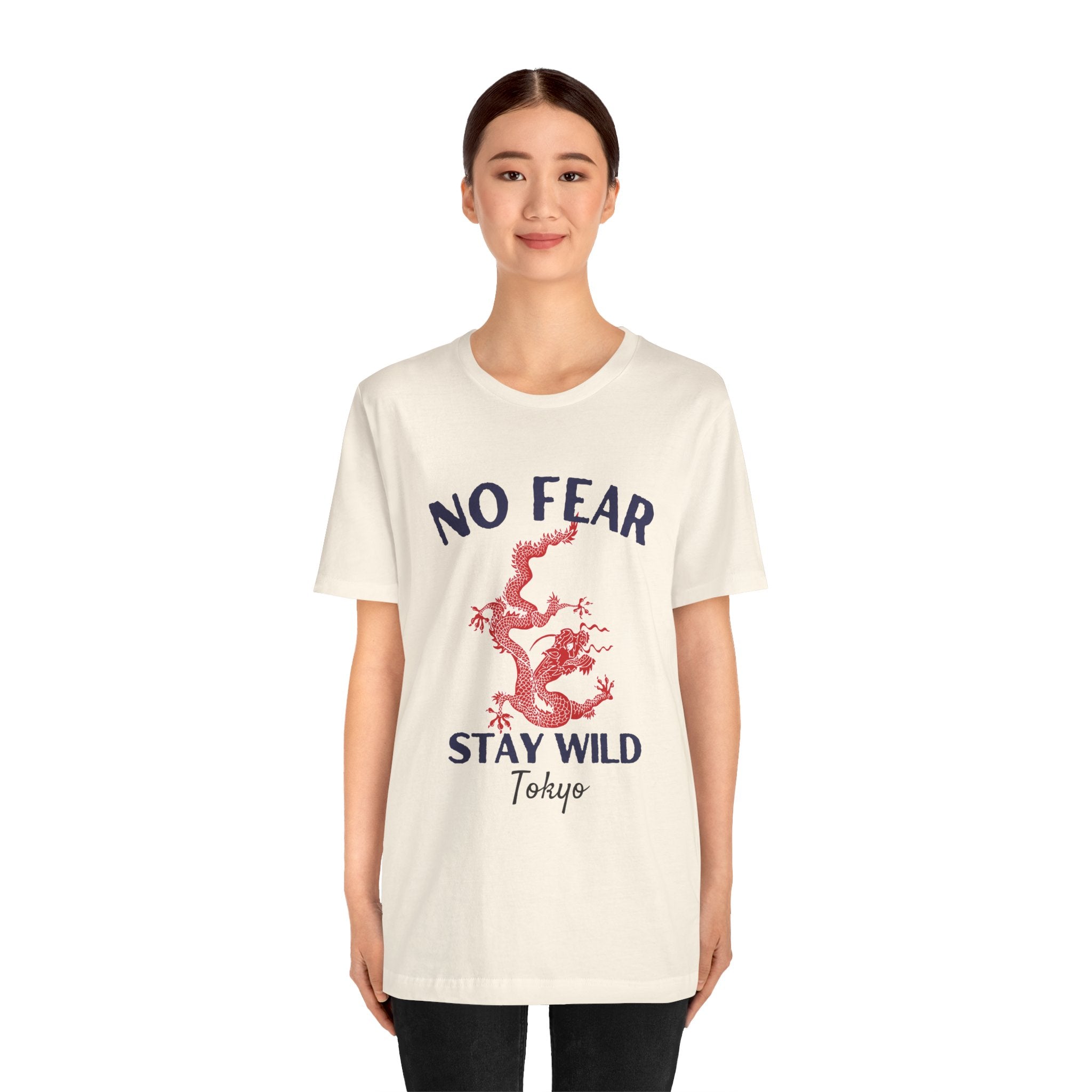 No Fear Stay Wild Unisex T-Shirt | Adventure Tee, Casual Wear, Gift for Nature Lovers, Inspirational Shirt, Summer Fashion