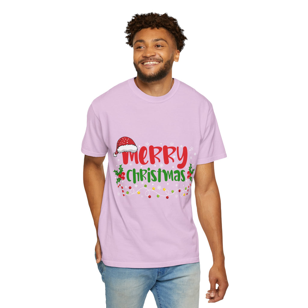 Merry Christmas Tee, Unisex Holiday Shirt, Festive Gift, Casual Christmas Apparel, Seasonal Wear, Perfect for Celebrations