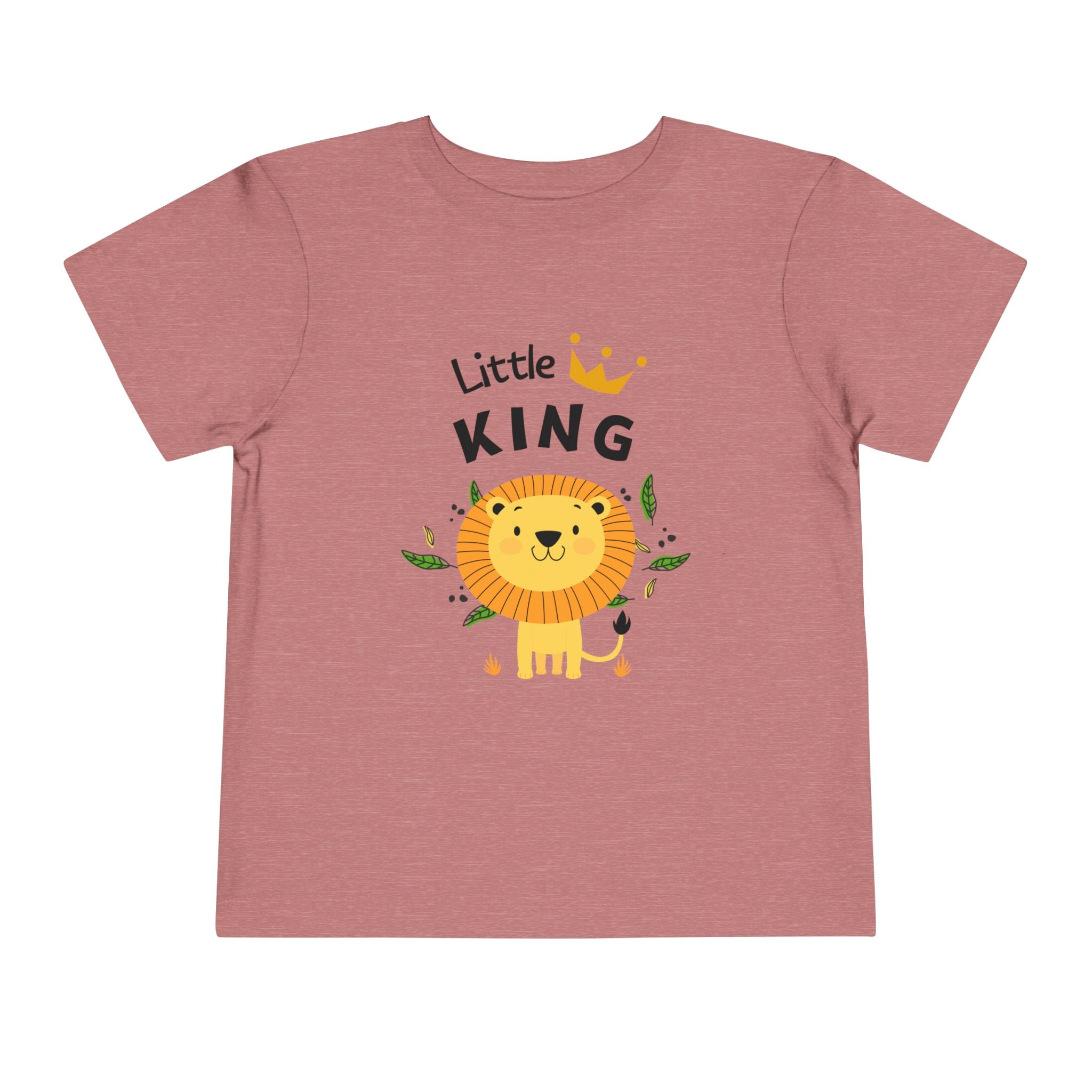 Little King Toddler Tee, Cute Kids T-Shirt, Birthday Gift for Toddler, Playful Toddler Outfit, Lion Graphic Tee, Fun Kids Apparel