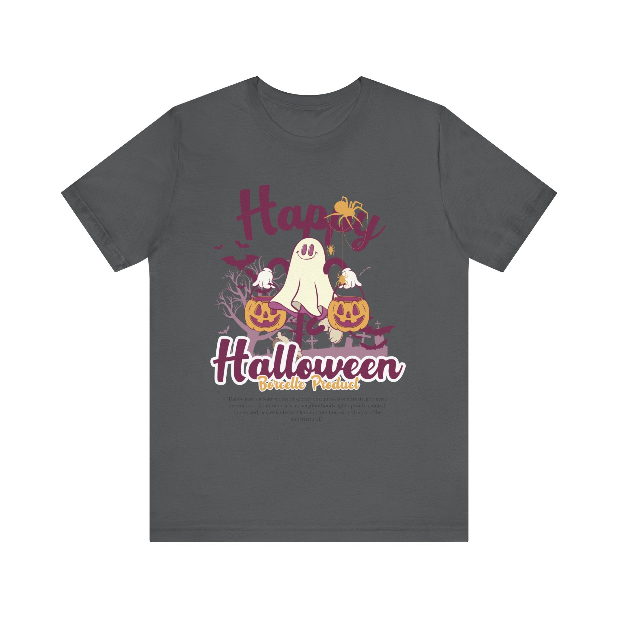 Halloween Unisex T-Shirt, Cute Ghost Tee, Fall Apparel, Kids Halloween Costume, Spooky Season Shirt, Trick or Treat Gift