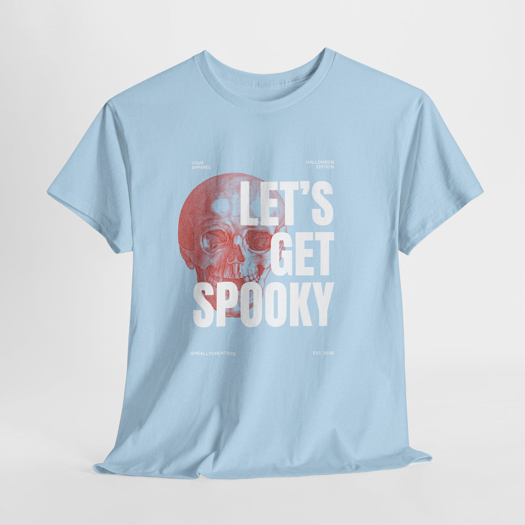 Unisex Halloween Tee, Let's Get Spooky Shirt, Fall Fashion, Party Wear, Ghostly Gifts, Casual Comfort