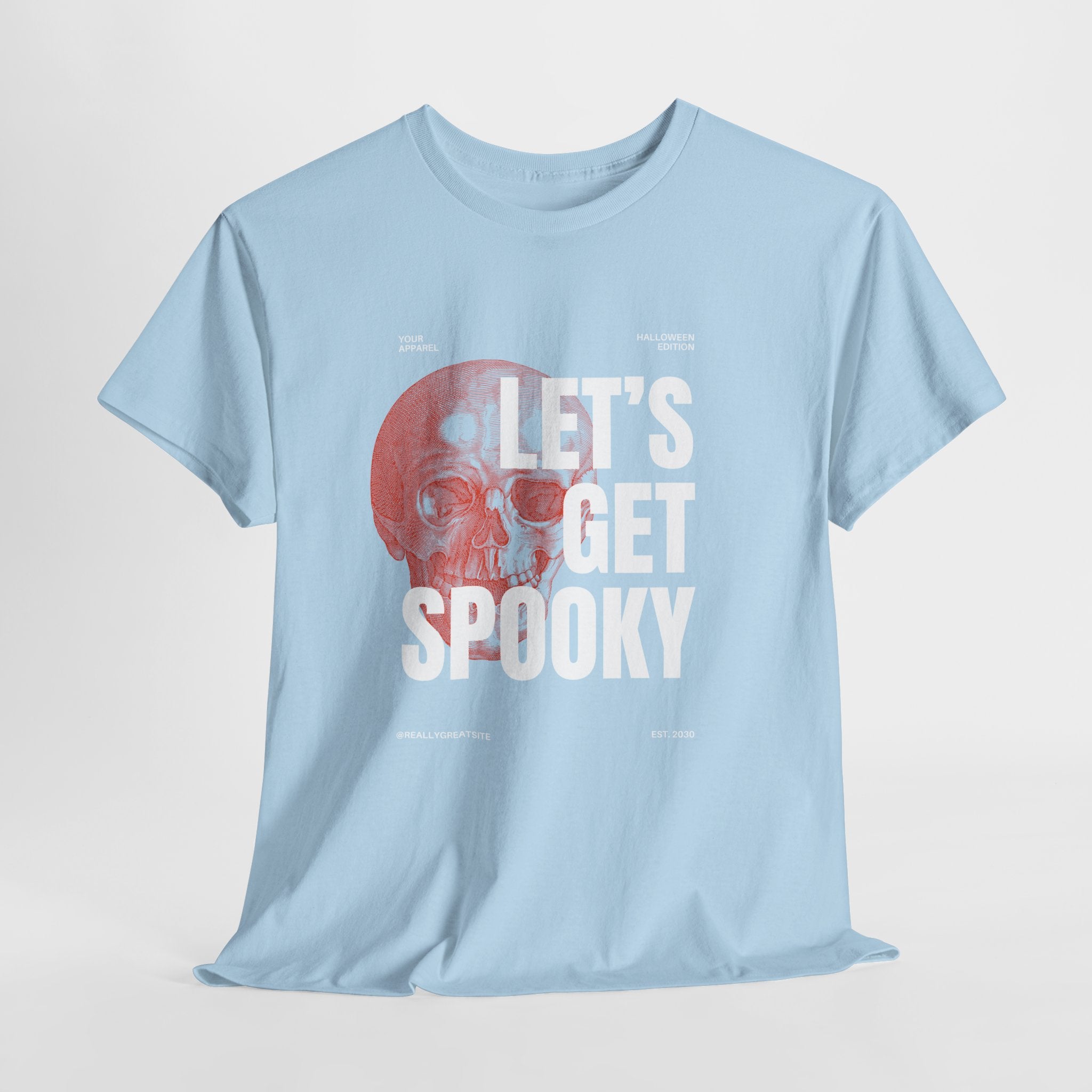 Unisex Halloween Tee, Let's Get Spooky Shirt, Fall Fashion, Party Wear, Ghostly Gifts, Casual Comfort