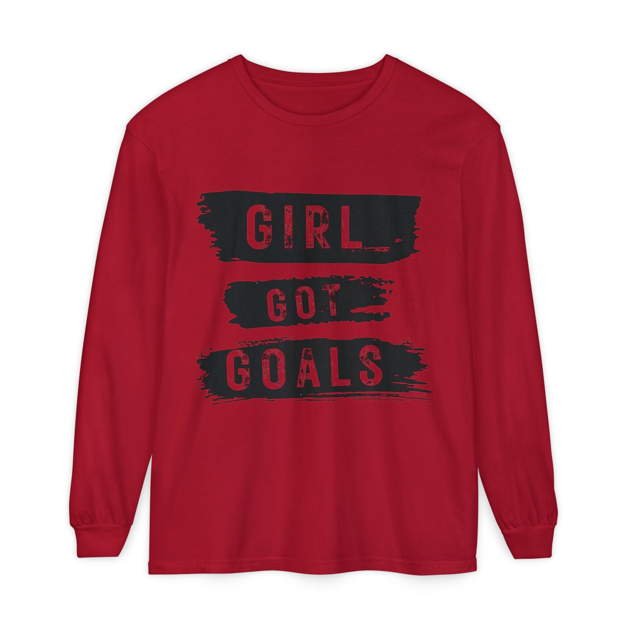 Girl Got Goals Long Sleeve T-Shirt | Motivational Apparel, Unisex Tees, Inspirational Gift, Casual Wear, Trendy Clothing