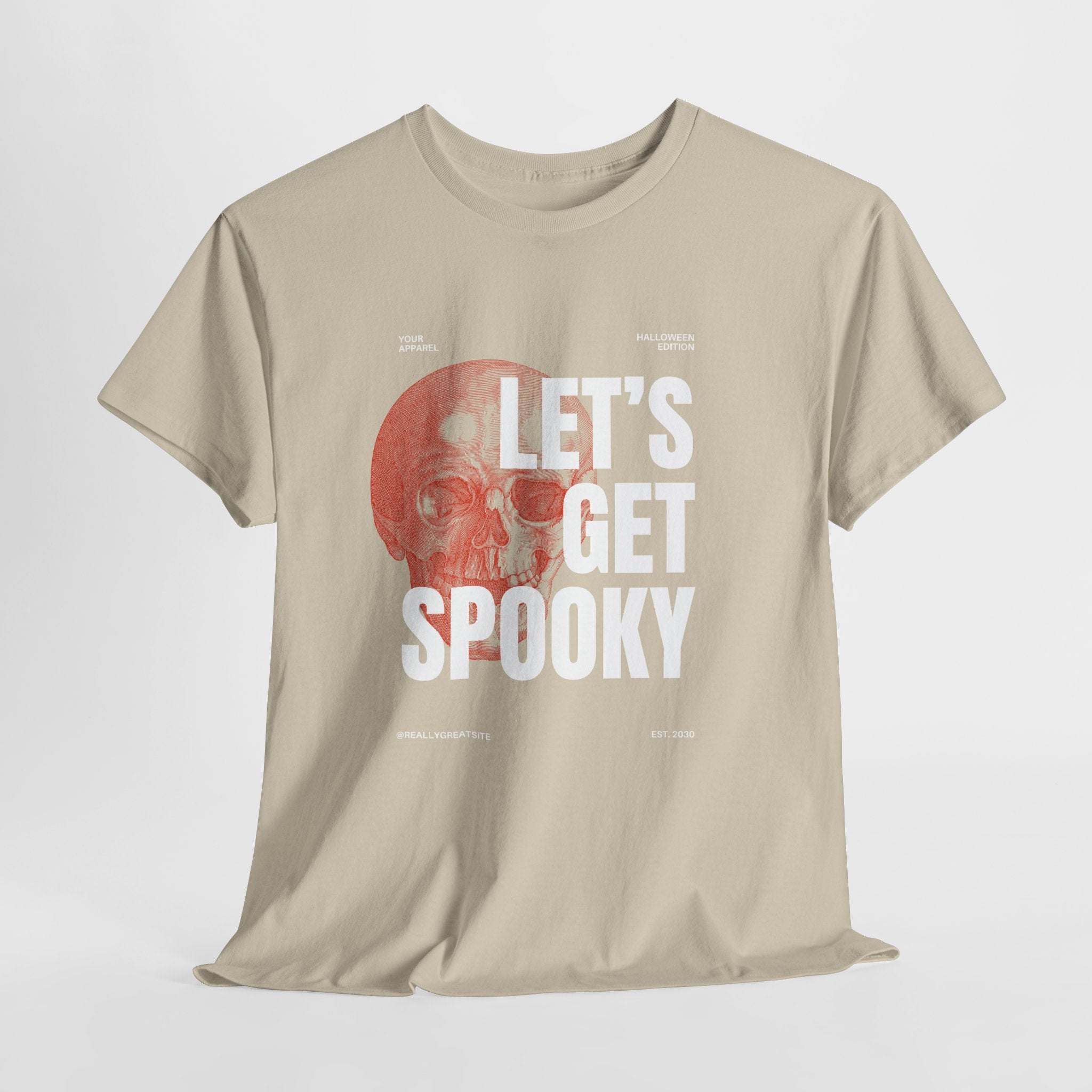 Unisex Halloween Tee, Let's Get Spooky Shirt, Fall Fashion, Party Wear, Ghostly Gifts, Casual Comfort