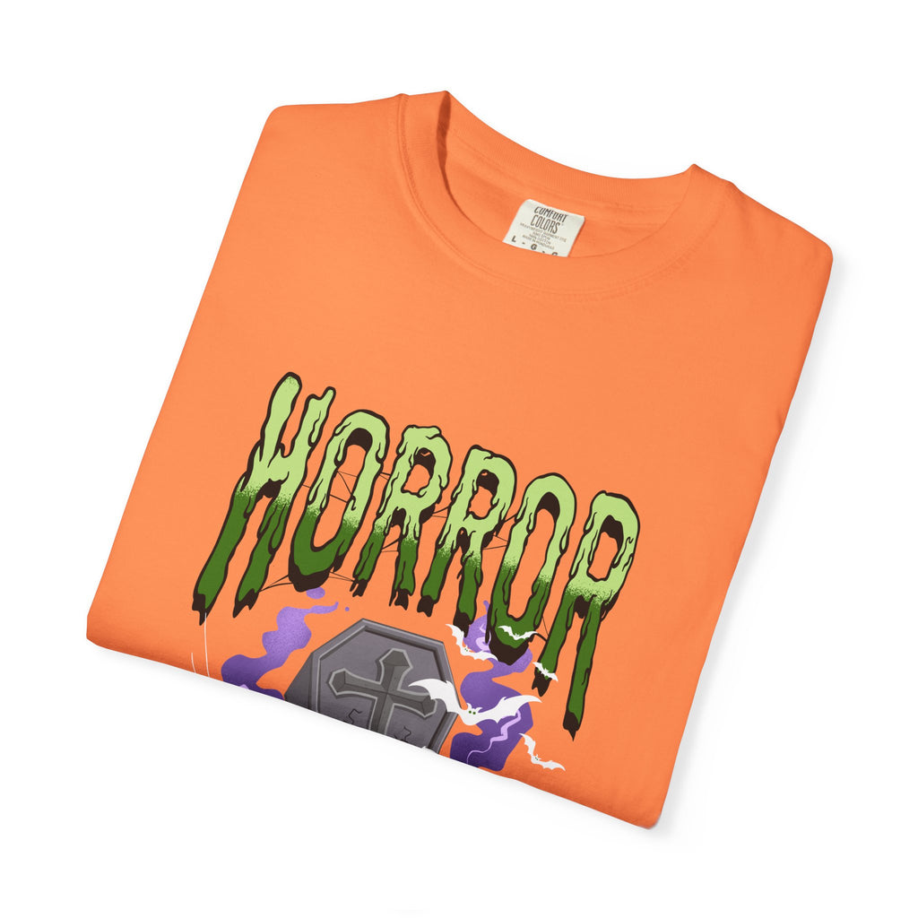 Horror-Themed Unisex T-Shirt, Spooky Graphic Tee, Halloween Apparel, Gift for Horror Fans, Casual Statement Shirt