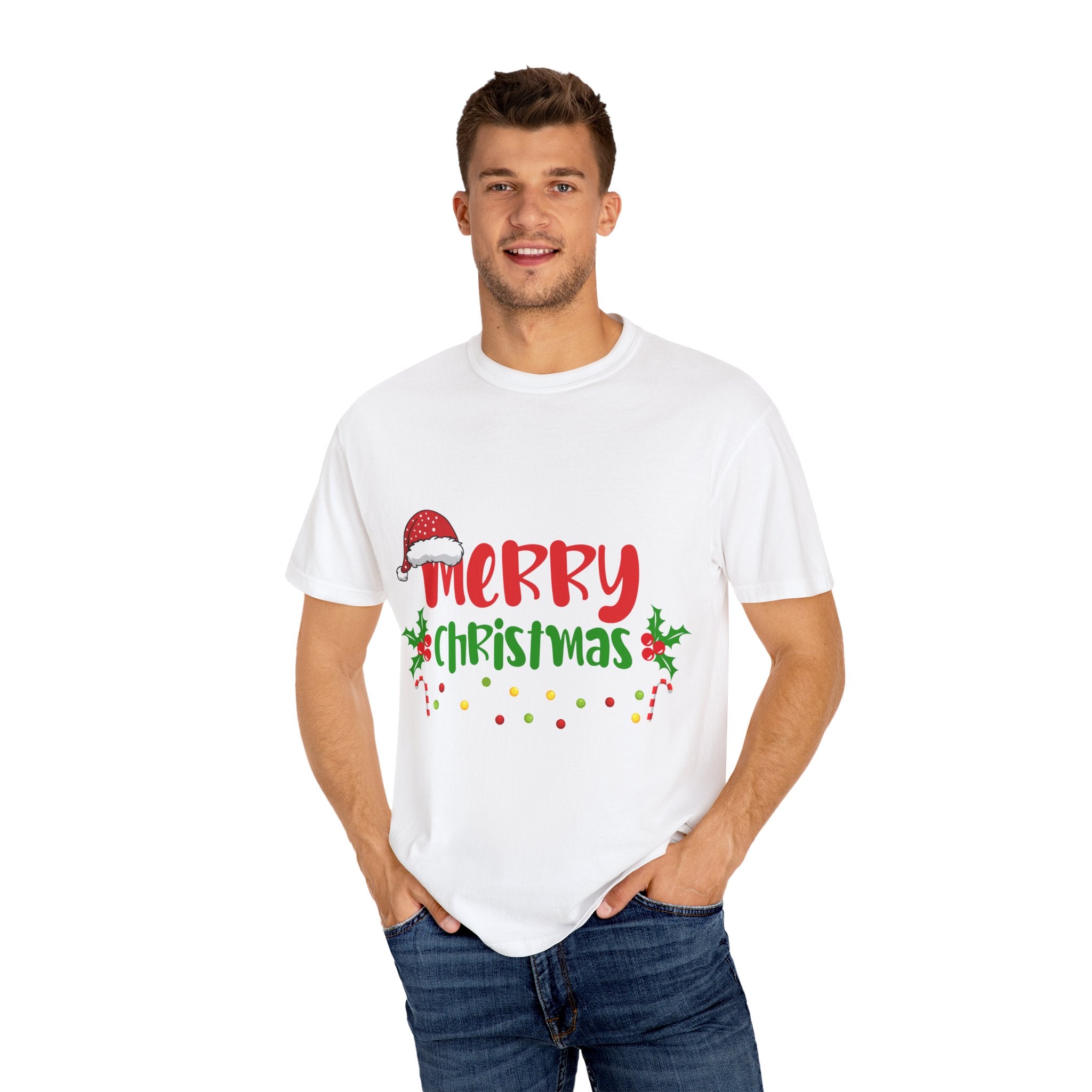 Merry Christmas Tee, Unisex Holiday Shirt, Festive Gift, Casual Christmas Apparel, Seasonal Wear, Perfect for Celebrations