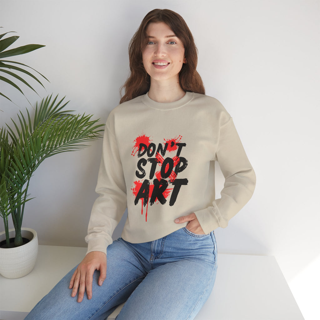 Artistic Crewneck Sweatshirt | Cozy Gift for Artists, Creative Apparel, Unique Statement Piece, Casual Wear, Everyday Comfort