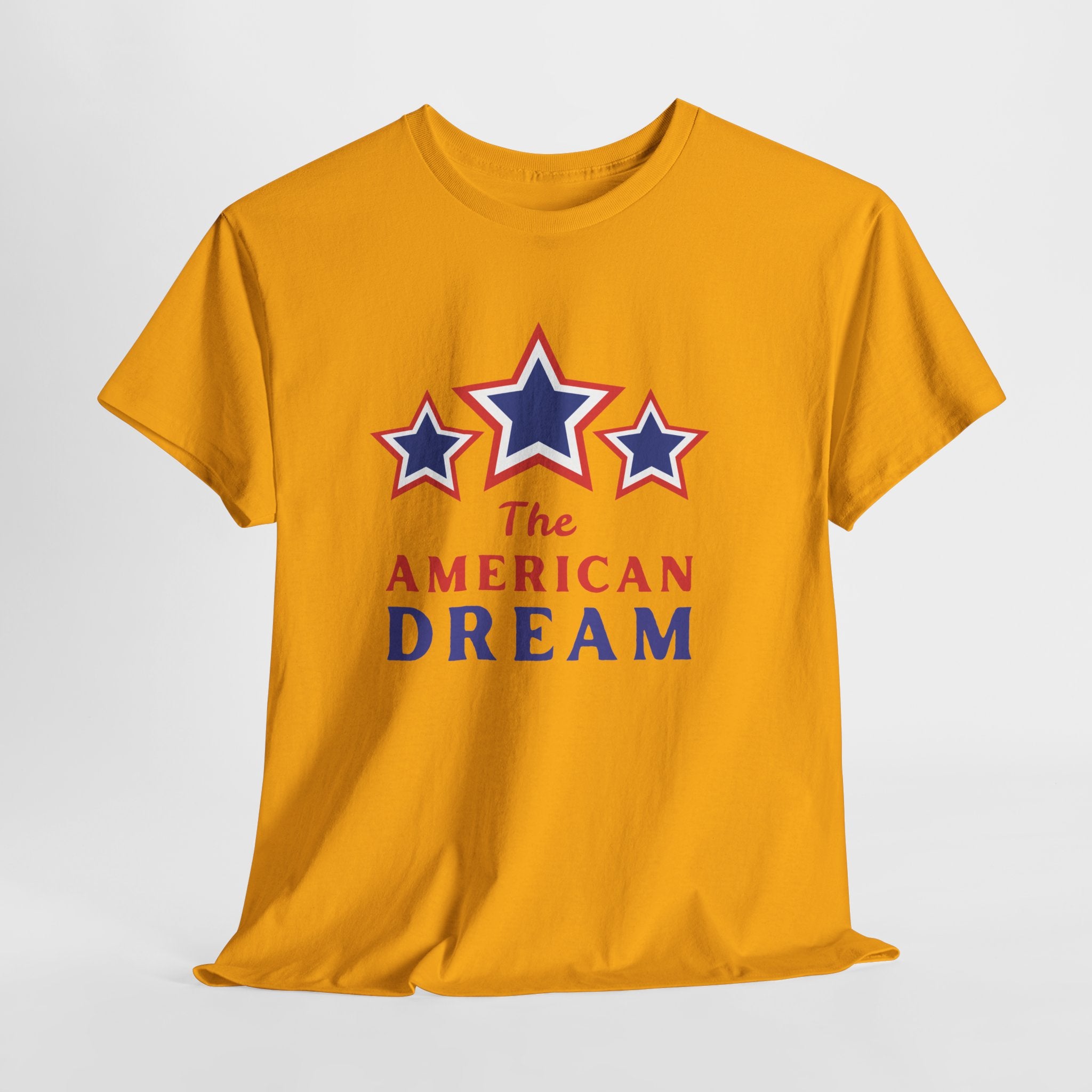 American Dream Graphic Tee, Patriotic Shirt, Unisex Cotton T-Shirt, Fourth of July Gift, Summer Casual Wear, Vintage Star Design