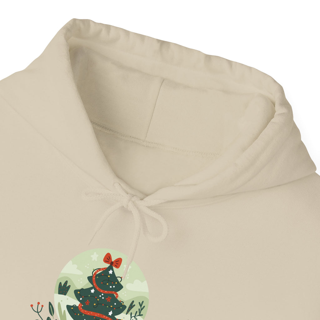 Cozy Holiday Hoodie with Snow Globe Design | Festive Gift, Winter Apparel, Christmas Sweatshirt, Unisex Hoodie, Seasonal Outfit