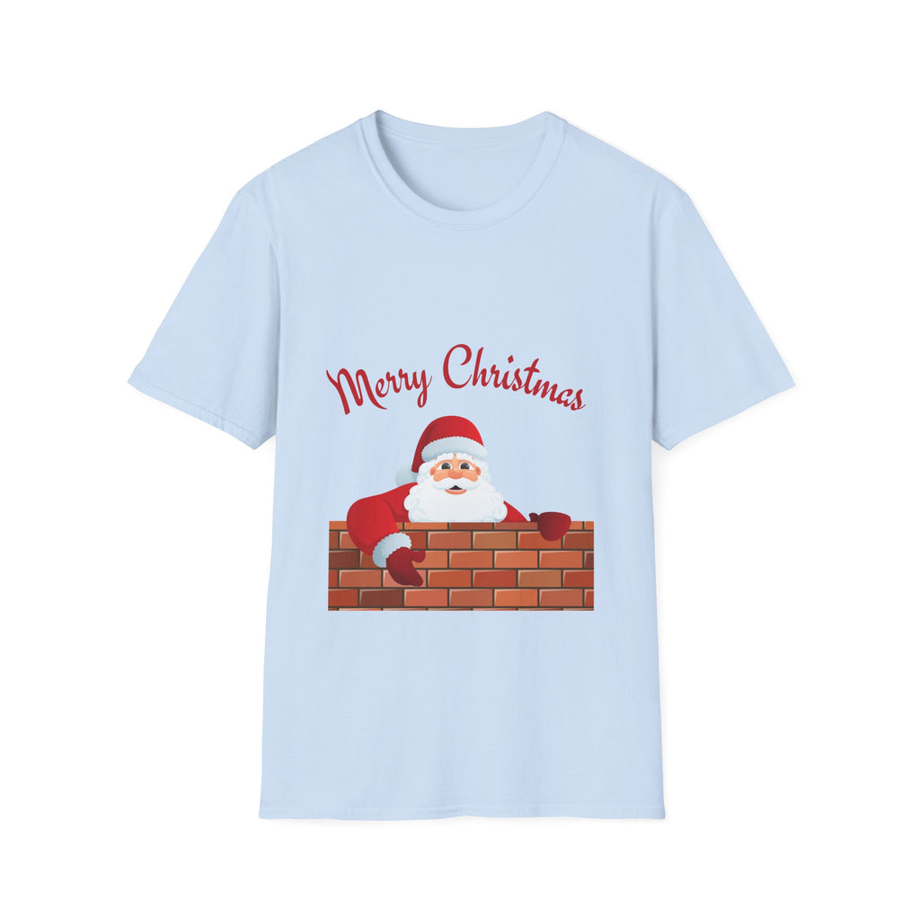 Merry Christmas Santa T-Shirt, Holiday Tee, Unisex Christmas Top, Festive Shirt, Gift for Him/Her, Family Reunion Apparel