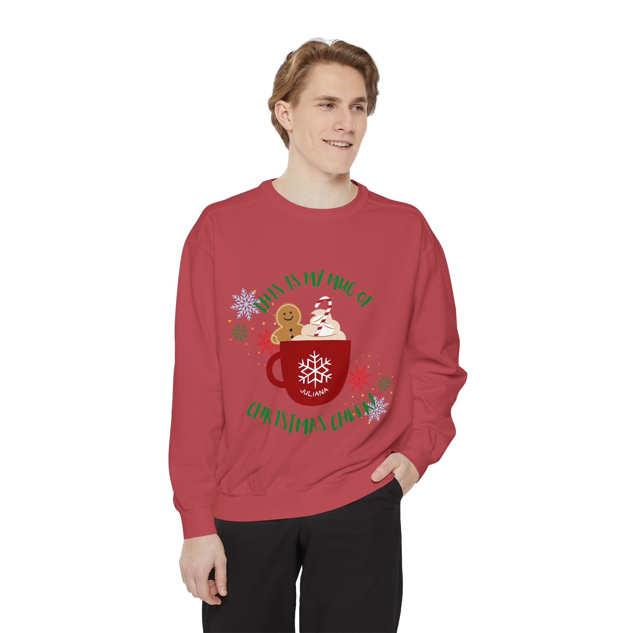 Cozy Holiday Sweatshirt with Festive Mug Design, Christmas Gift, Unisex Sweater, Winter Wardrobe Essential, Cute Holiday Apparel, [...]