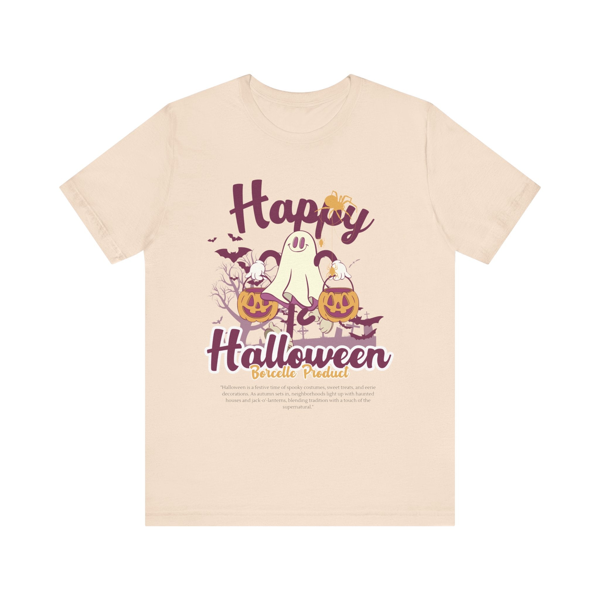 Halloween Unisex T-Shirt, Cute Ghost Tee, Fall Apparel, Kids Halloween Costume, Spooky Season Shirt, Trick or Treat Gift