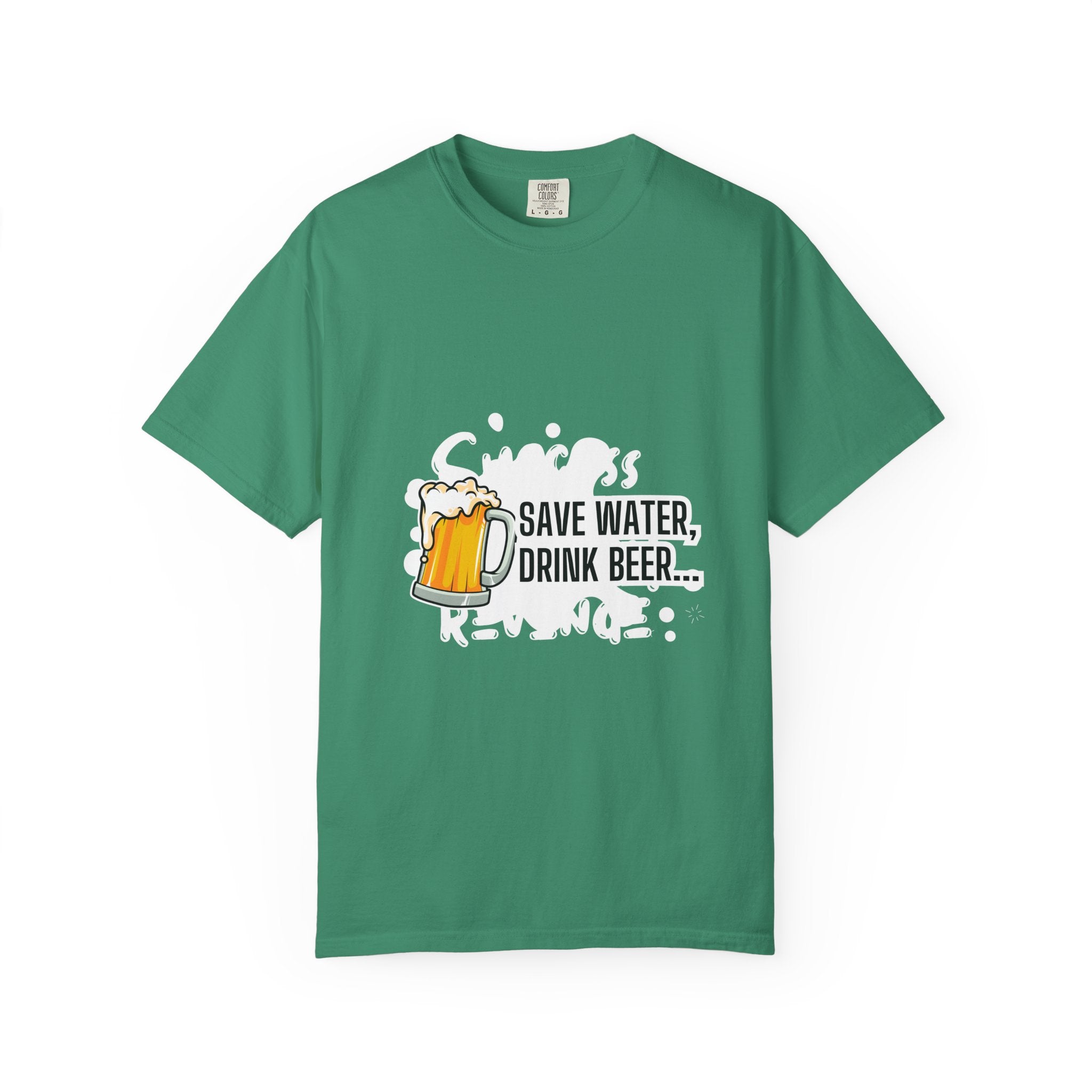 Beer Lovers Unisex T-Shirt, Fun Graphic Tee for Parties, Great Gift for Festivals, Casual Wear for Beer Enthusiasts, Save Water Drink Beer