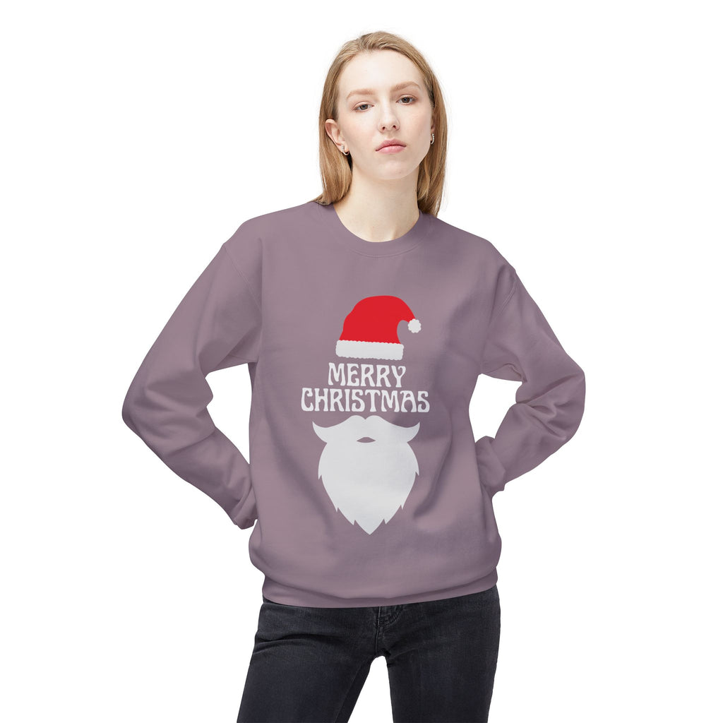 Christmas Sweatshirt, Unisex Fleece Crew, Merry Christmas Sweater, Holiday Apparel, Seasonal Gift, Winter Comfort