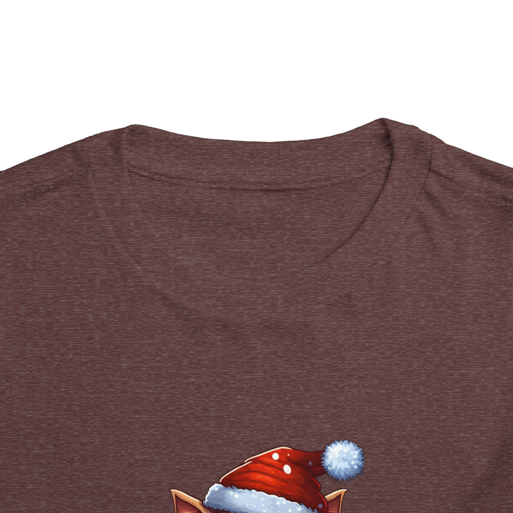 Cute Christmas Cat Tee for Toddlers, Holiday Shirt, Gift for Kids, Merry Christmas Tee, Fun Winter Wear, Festive Toddler Outfit