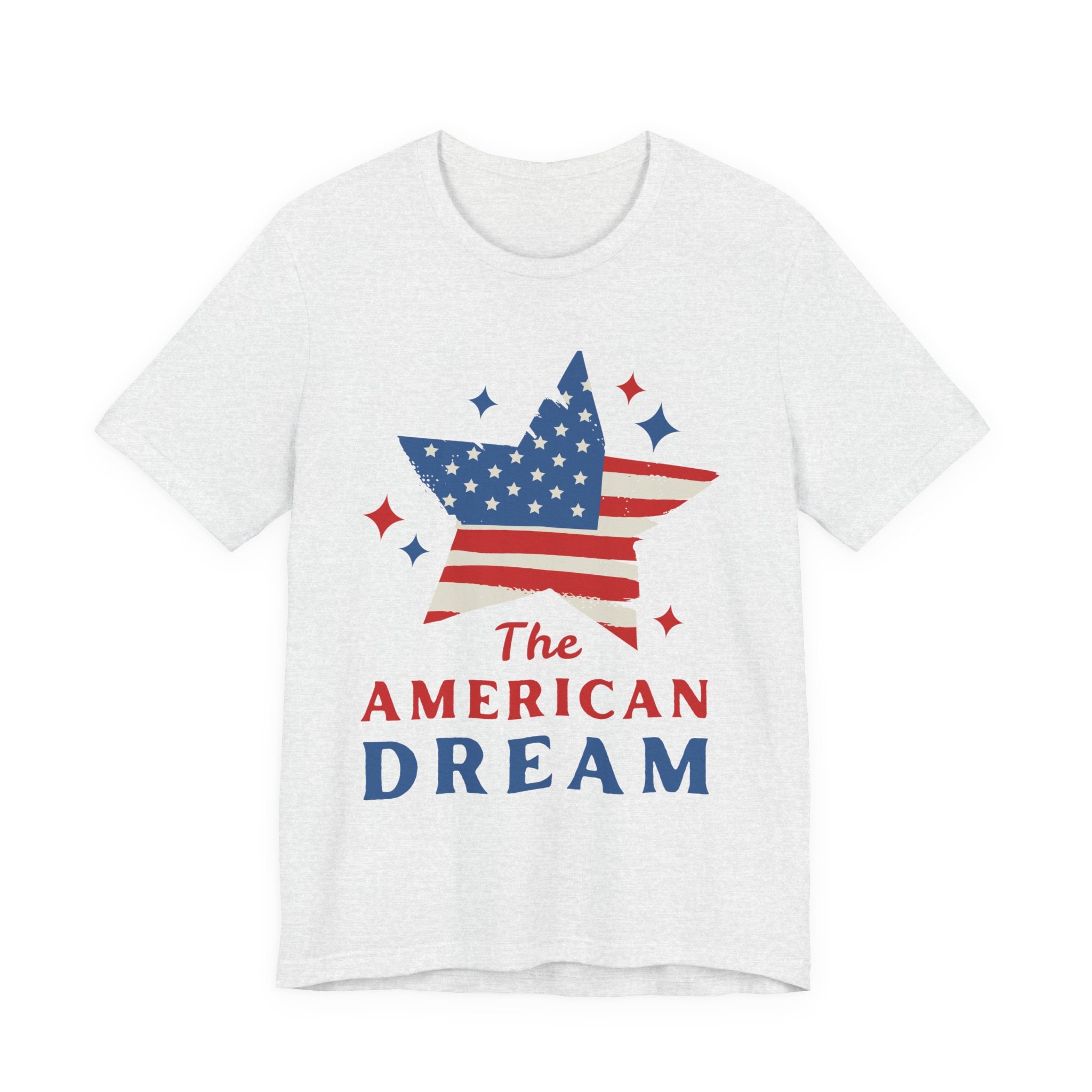 Patriotic T-Shirt, Independence Day Tee, American Dream Shirt, 4th of July Outfit, Stars and Stripes Tee Shirt
