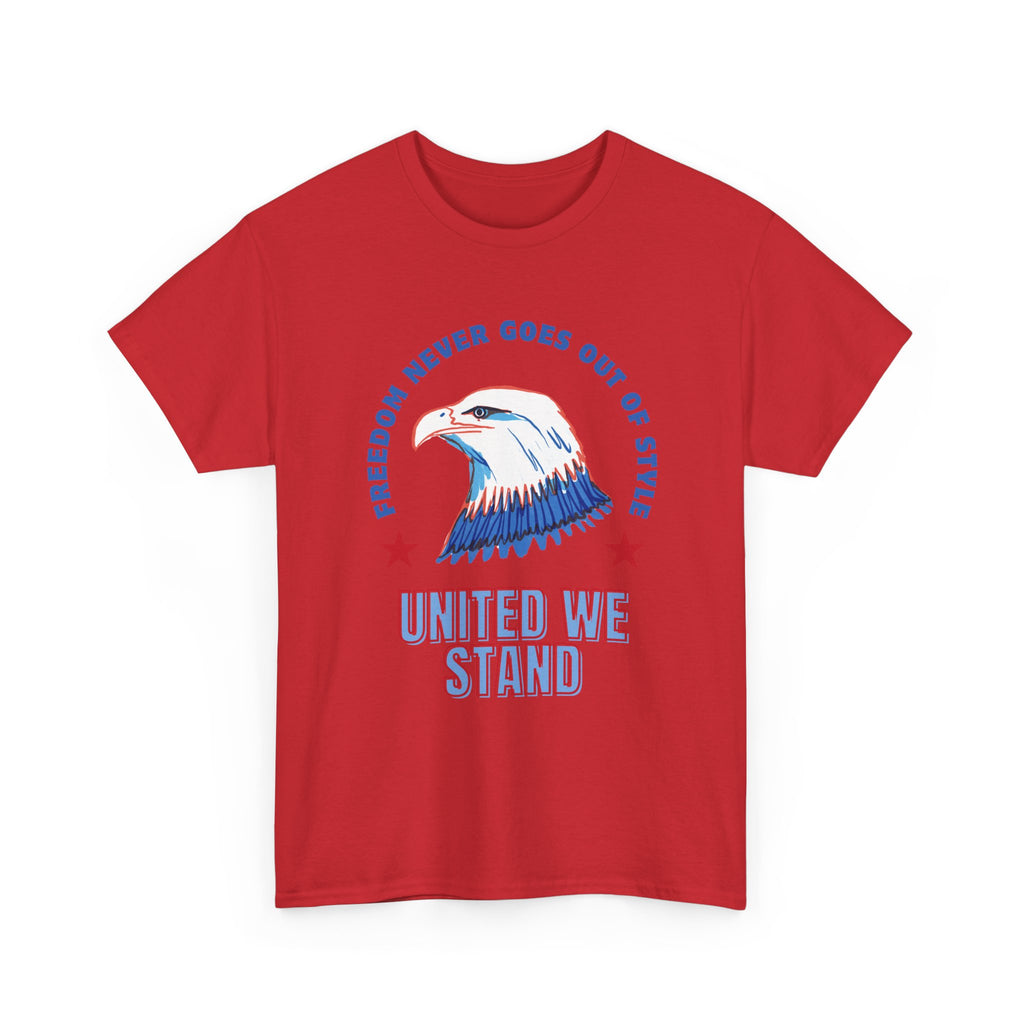 American Pride Unisex Tee, Patriotic Graphic Shirt, United We Stand Shirt, Freedom Tee, Casual Everyday Wear, Gift for Veterans