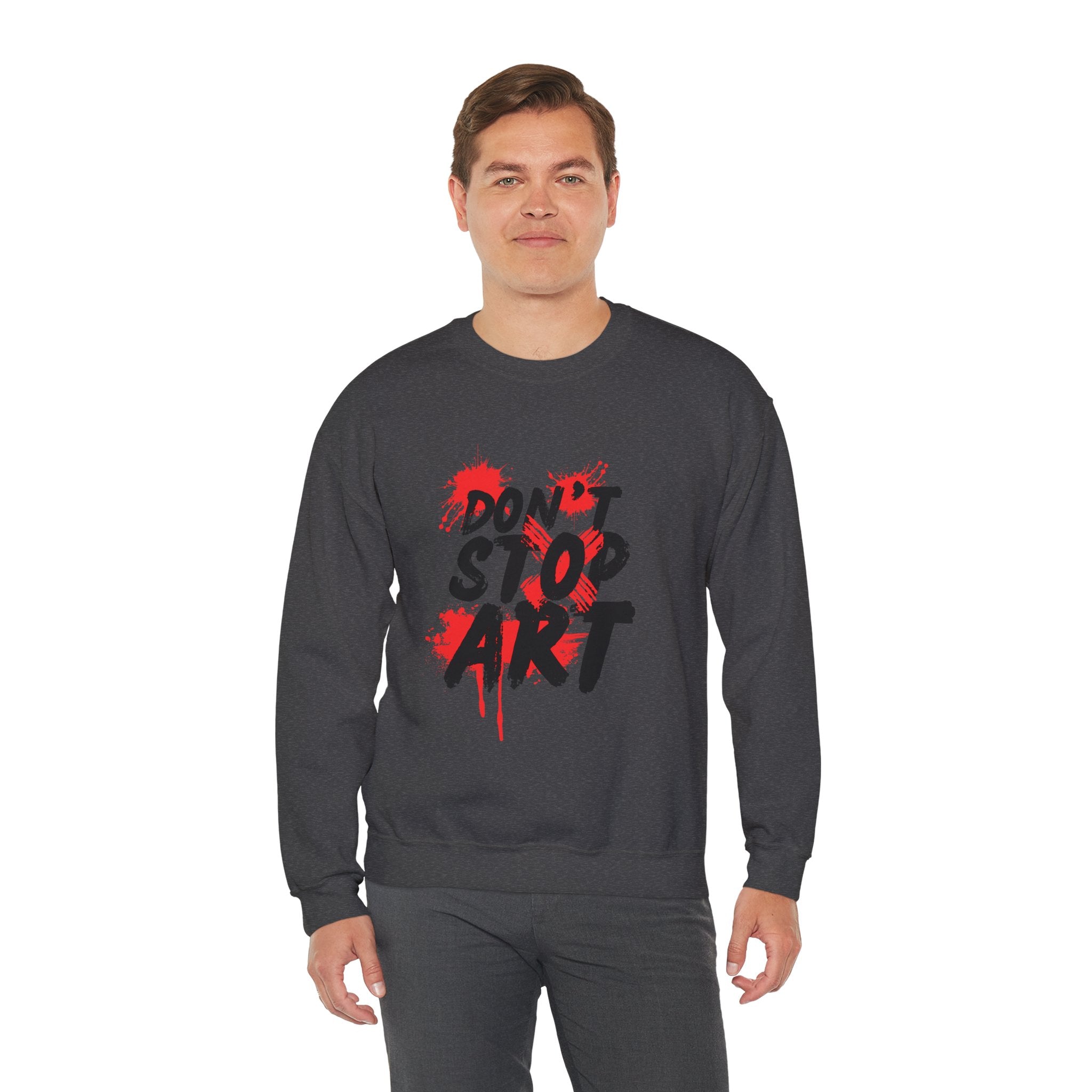 Artistic Crewneck Sweatshirt | Cozy Gift for Artists, Creative Apparel, Unique Statement Piece, Casual Wear, Everyday Comfort