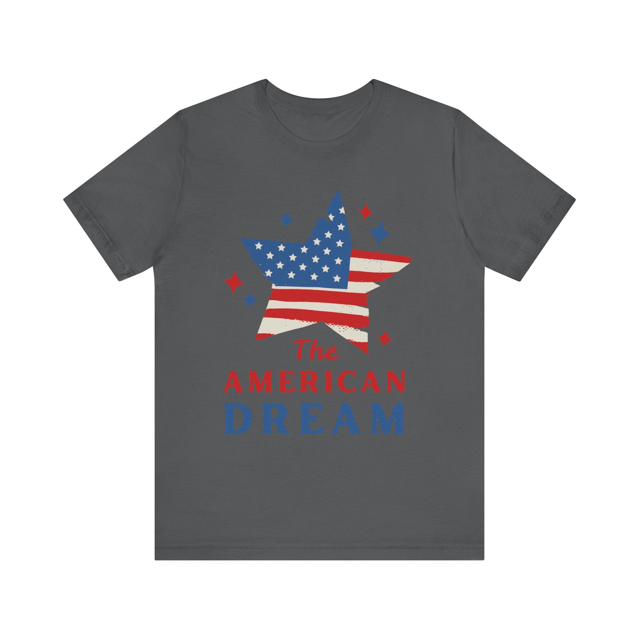 Patriotic T-Shirt, Independence Day Tee, American Dream Shirt, 4th of July Outfit, Stars and Stripes Tee Shirt