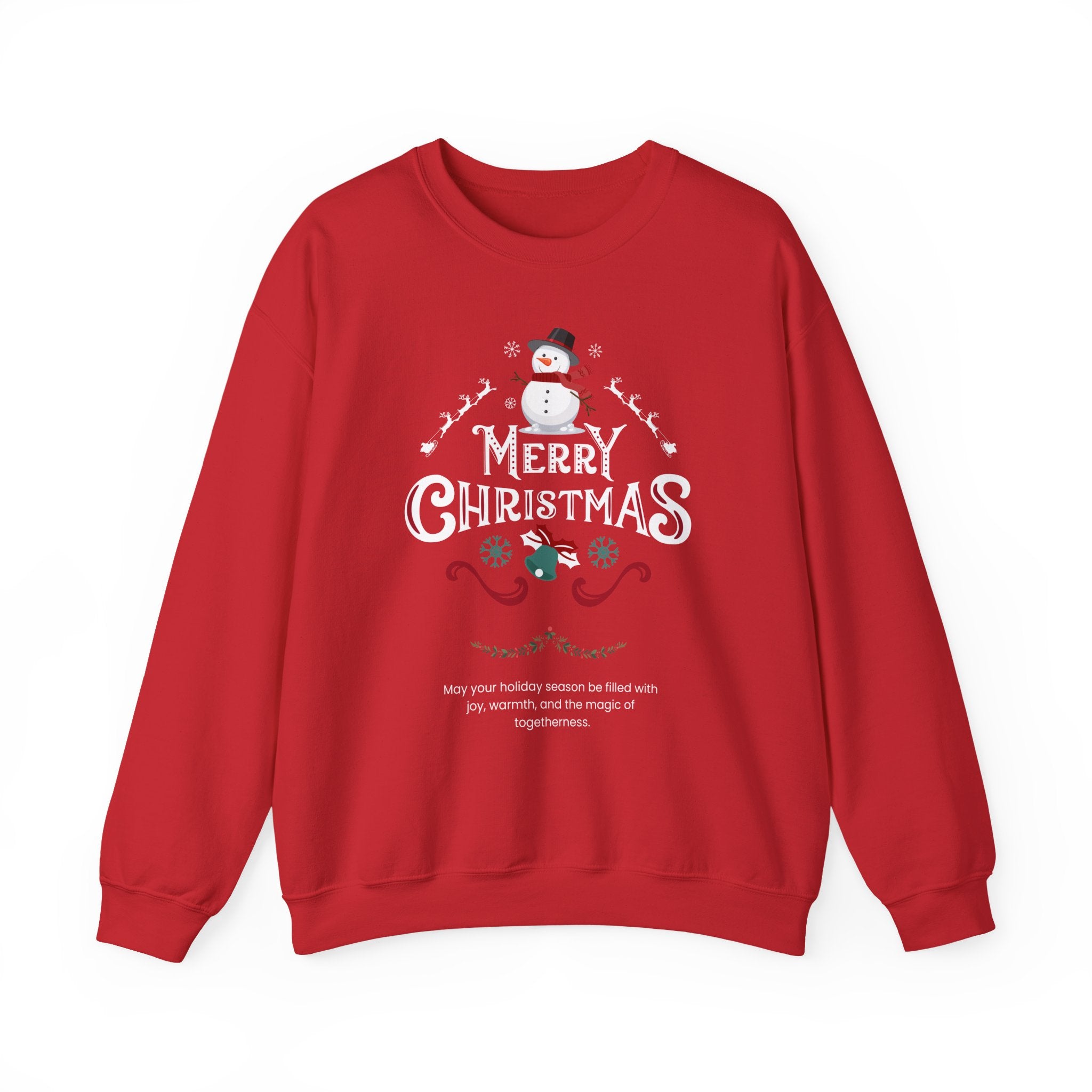 Cozy Holiday Crewneck Sweatshirt - Festive Christmas Design, Unisex Christmas Apparel, Winter Casual Wear, Gift for Her, Holiday Sweater