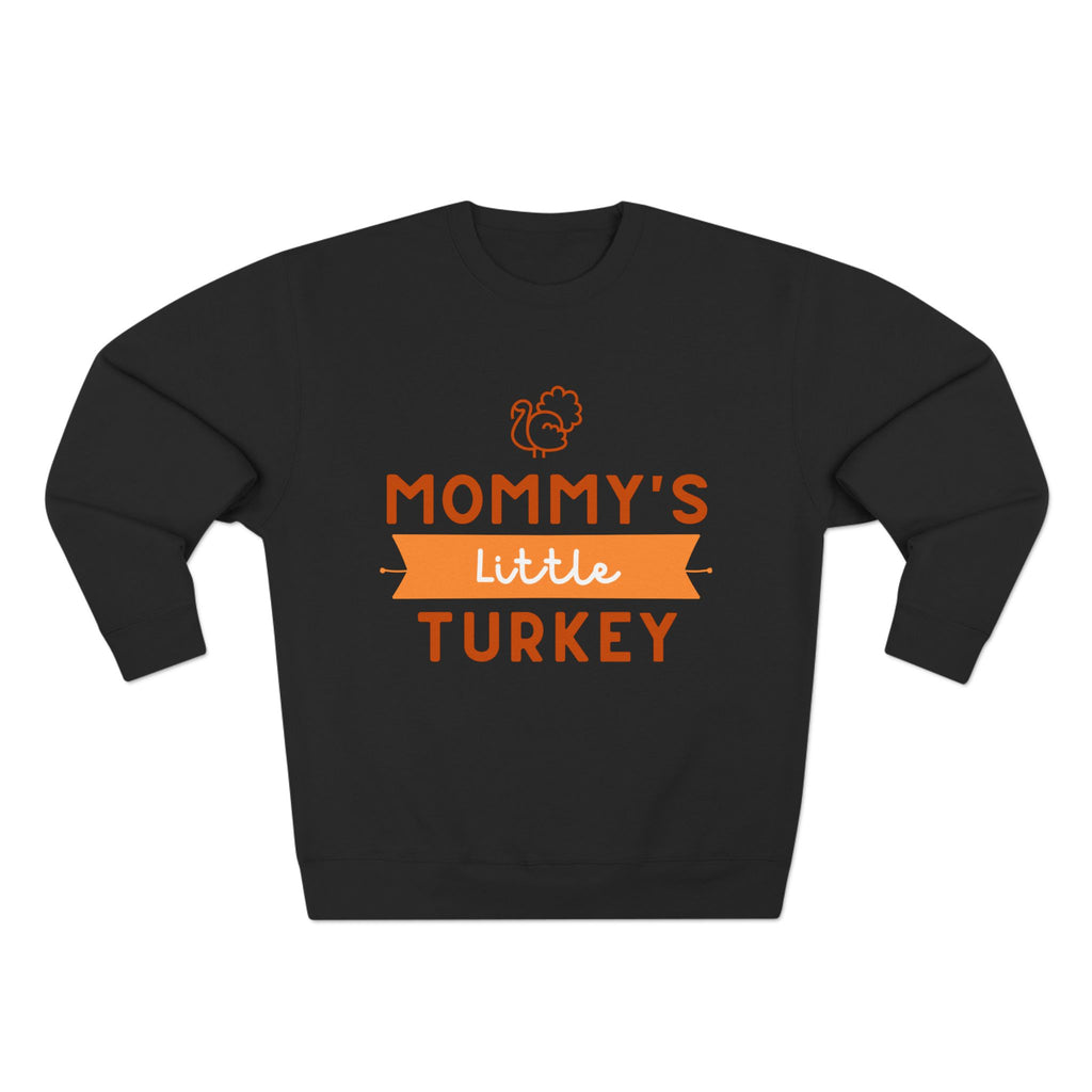 Mommy's Little Turkey Sweatshirt, Thanksgiving Sweater, Family Holiday Outfit, Unisex Crewneck, Festive Fall Apparel