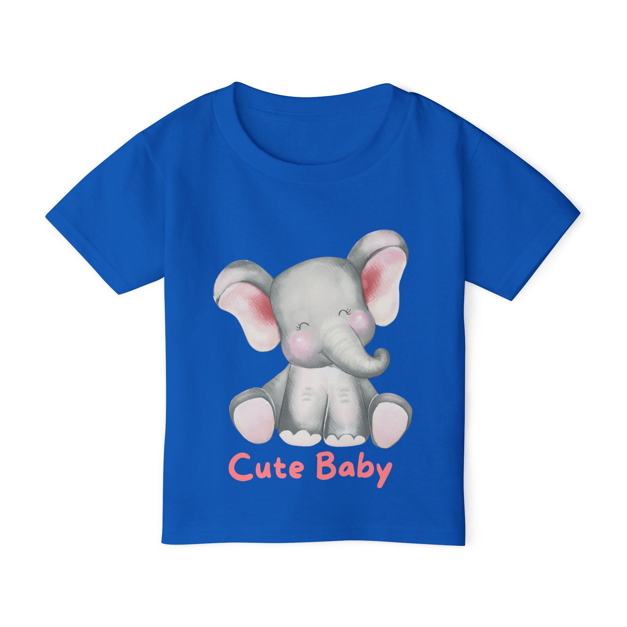 Cute Baby Elephant Toddler T-shirt, Preschool, Baby Shower Gift, Toddler Apparel, Kids Birthday, Cute Animal Clothing