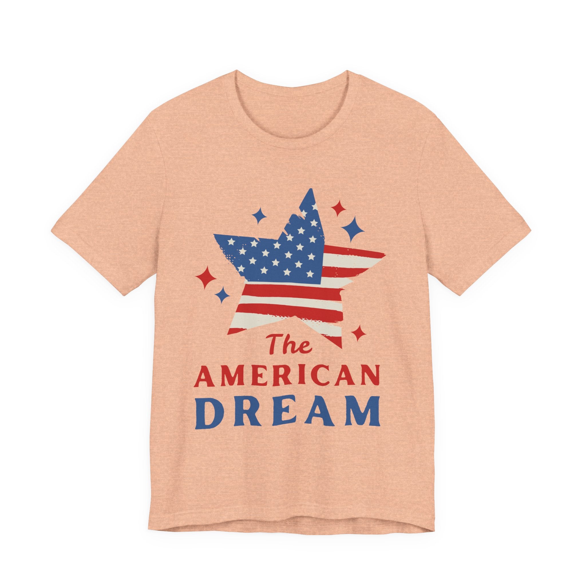 Patriotic T-Shirt, Independence Day Tee, American Dream Shirt, 4th of July Outfit, Stars and Stripes Tee Shirt