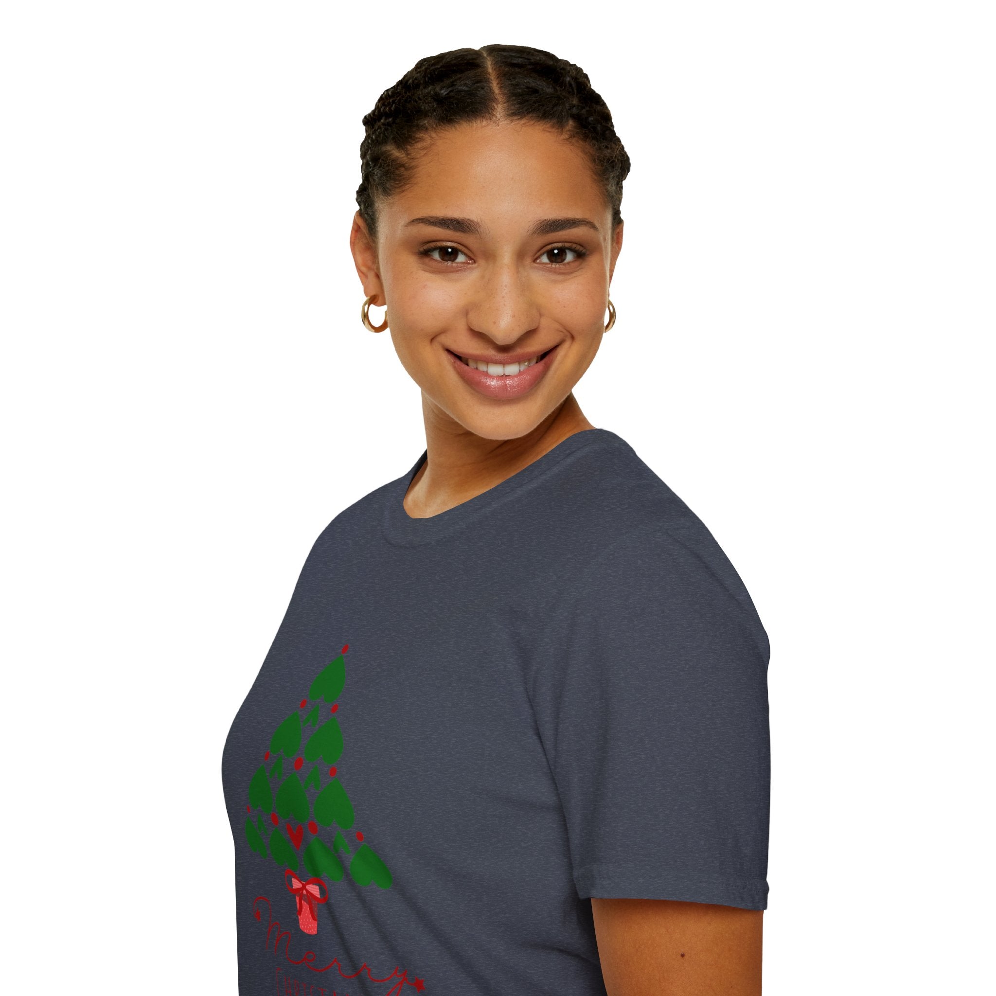 Merry Christmas T-Shirt, Unisex Holiday Tee, Christmas Gift, Casual Wear, Festive Clothing, Seasonal Apparel