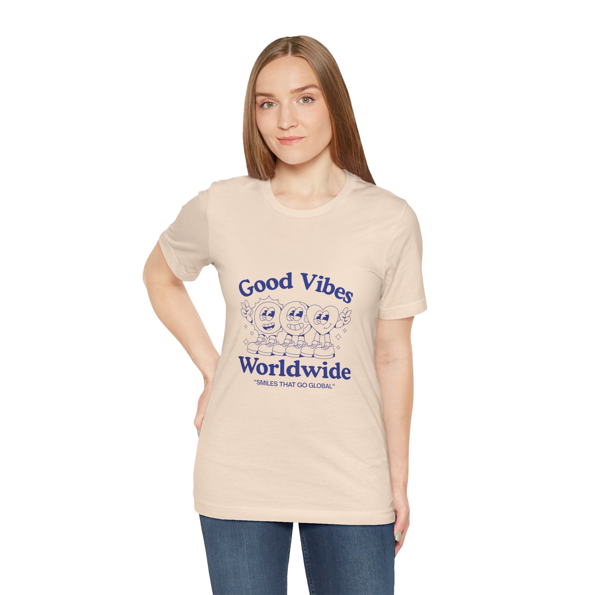 Good Vibes Unisex Tee, Casual Shirt, Affirmation T-Shirt, Everyday Wear, Gift for Friends