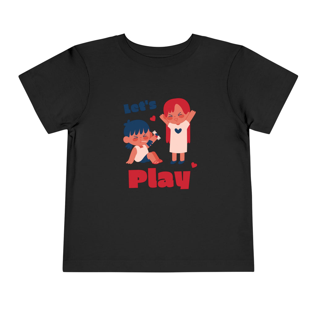 Playful Toddler Tee, Let's Play Shirt, Kids Short Sleeve Top, Fun Toddler Clothing, Adorable Kids Tee