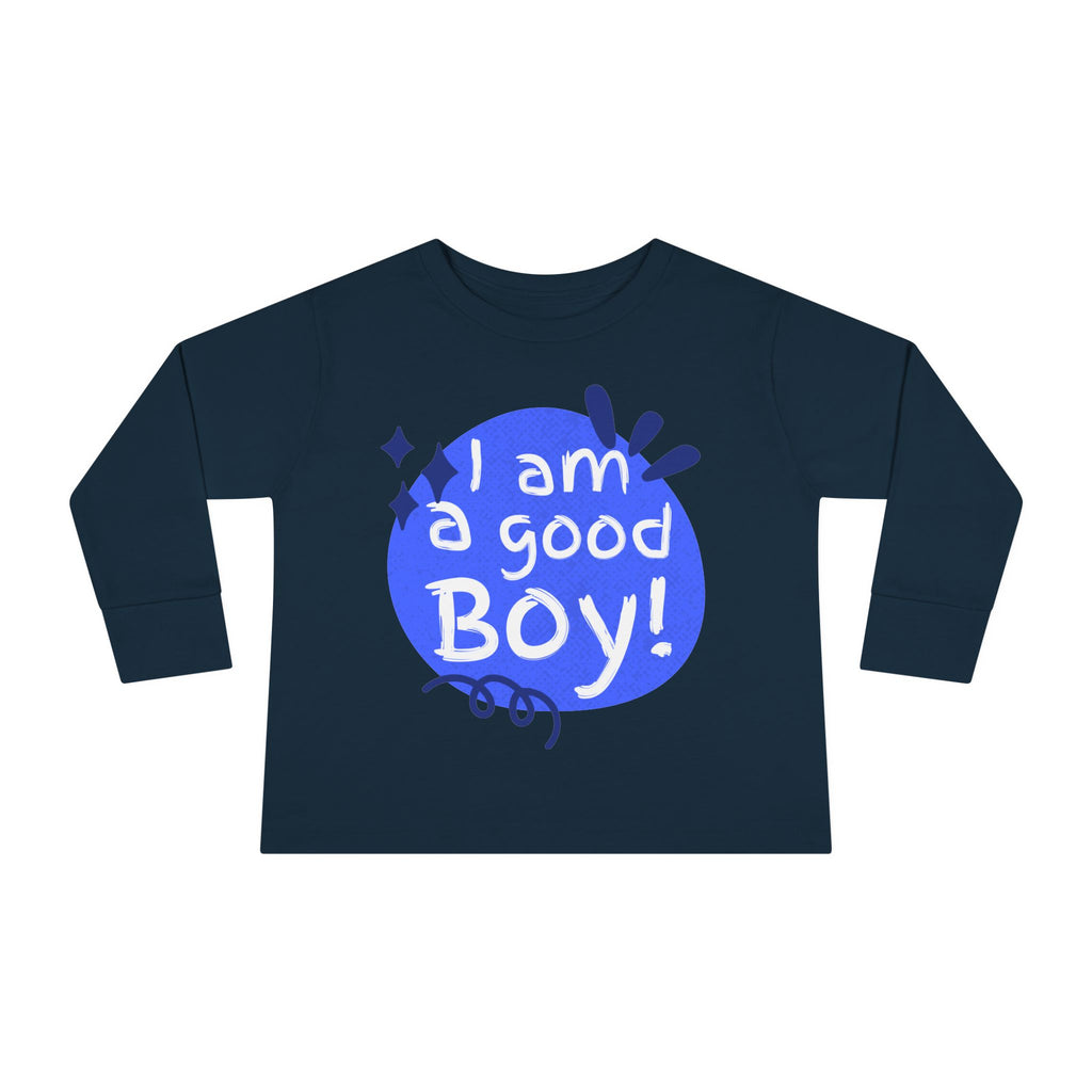 Toddler Long Sleeve Tee | Unisex Kids Shirt | Ring-Spun Cotton | EasyTear Label