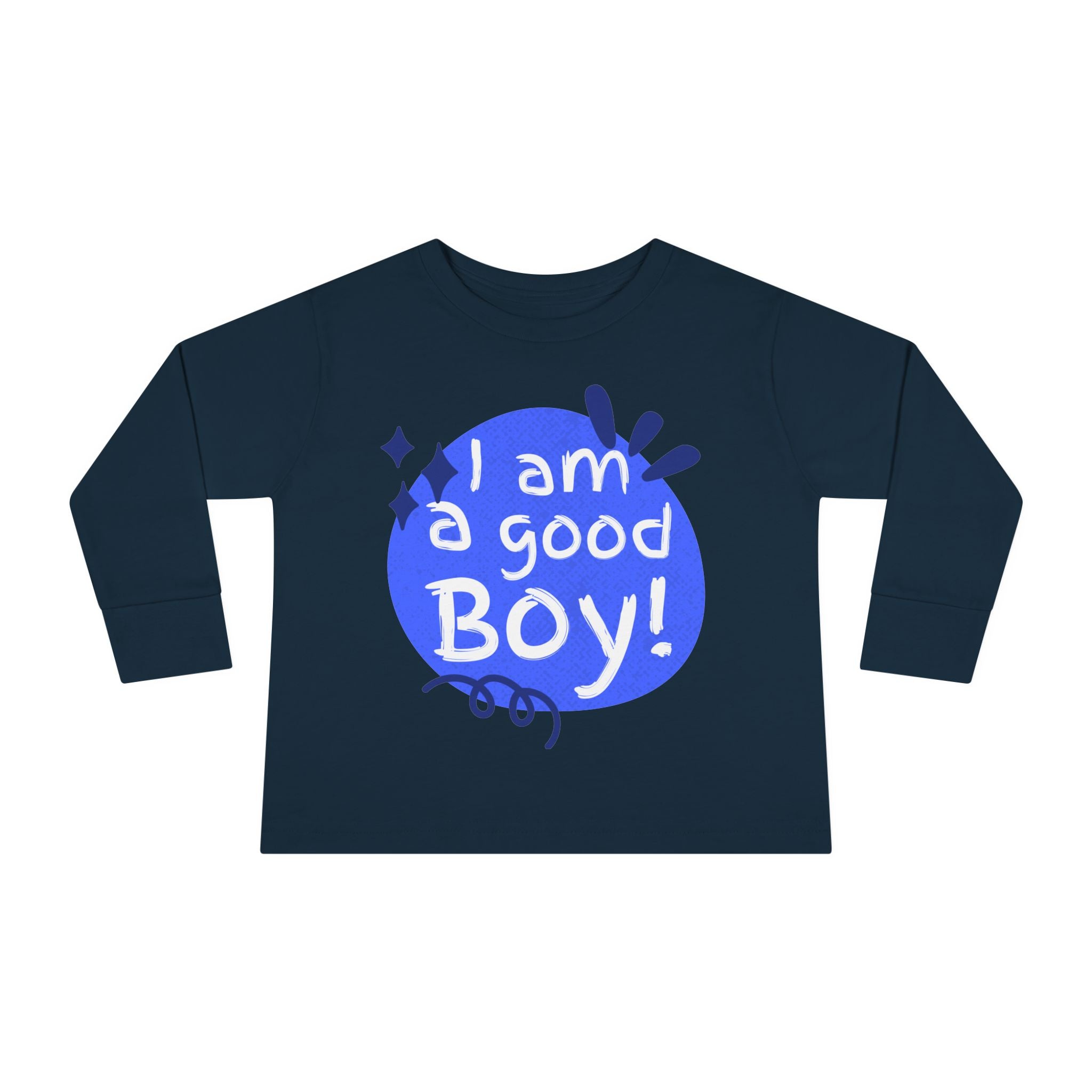 Toddler Long Sleeve Tee | Unisex Kids Shirt | Ring-Spun Cotton | EasyTear Label