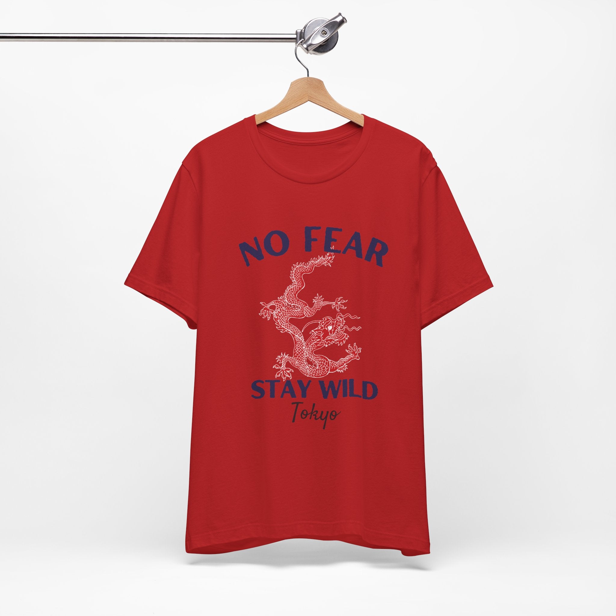 No Fear Stay Wild Unisex T-Shirt | Adventure Tee, Casual Wear, Gift for Nature Lovers, Inspirational Shirt, Summer Fashion