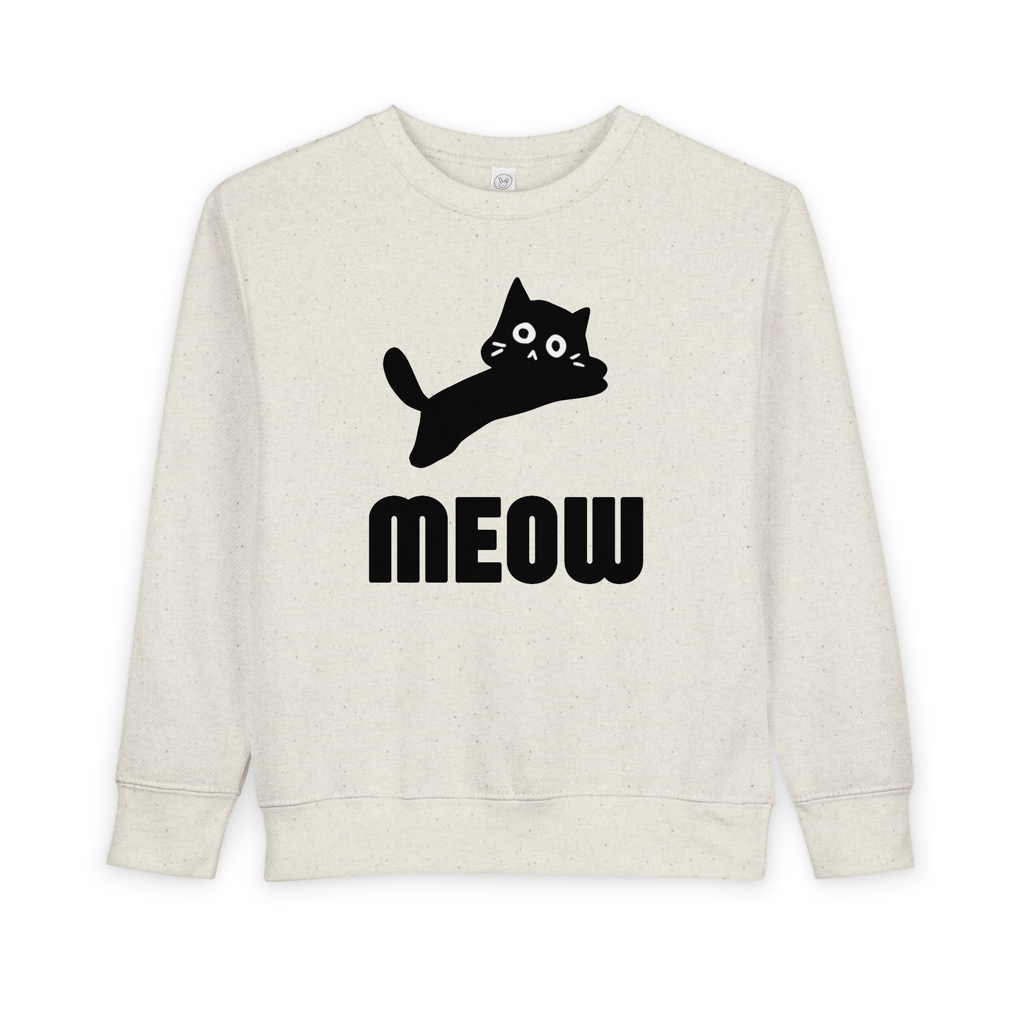 Playful Cat Toddler Sweatshirt, Cute Kids Shirt, Meow Design Top, Baby Gift, Toddler Clothing, Animal Lover Apparel